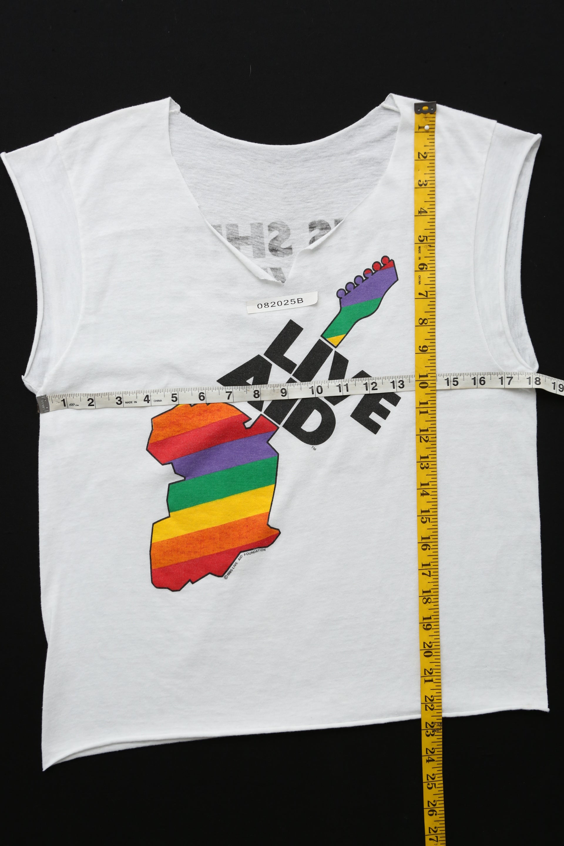 1985 Vintage Live Aid concert promo tee