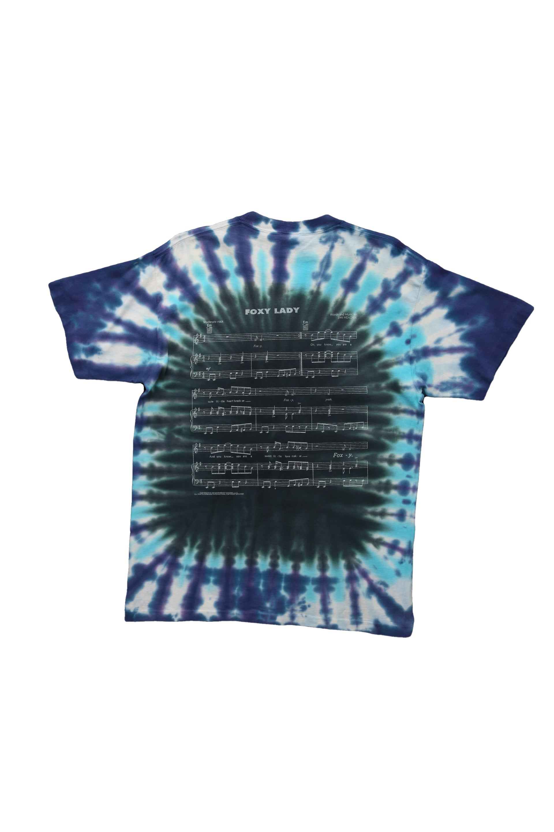 Jimmi Hendrix Tie Dye 90s tee