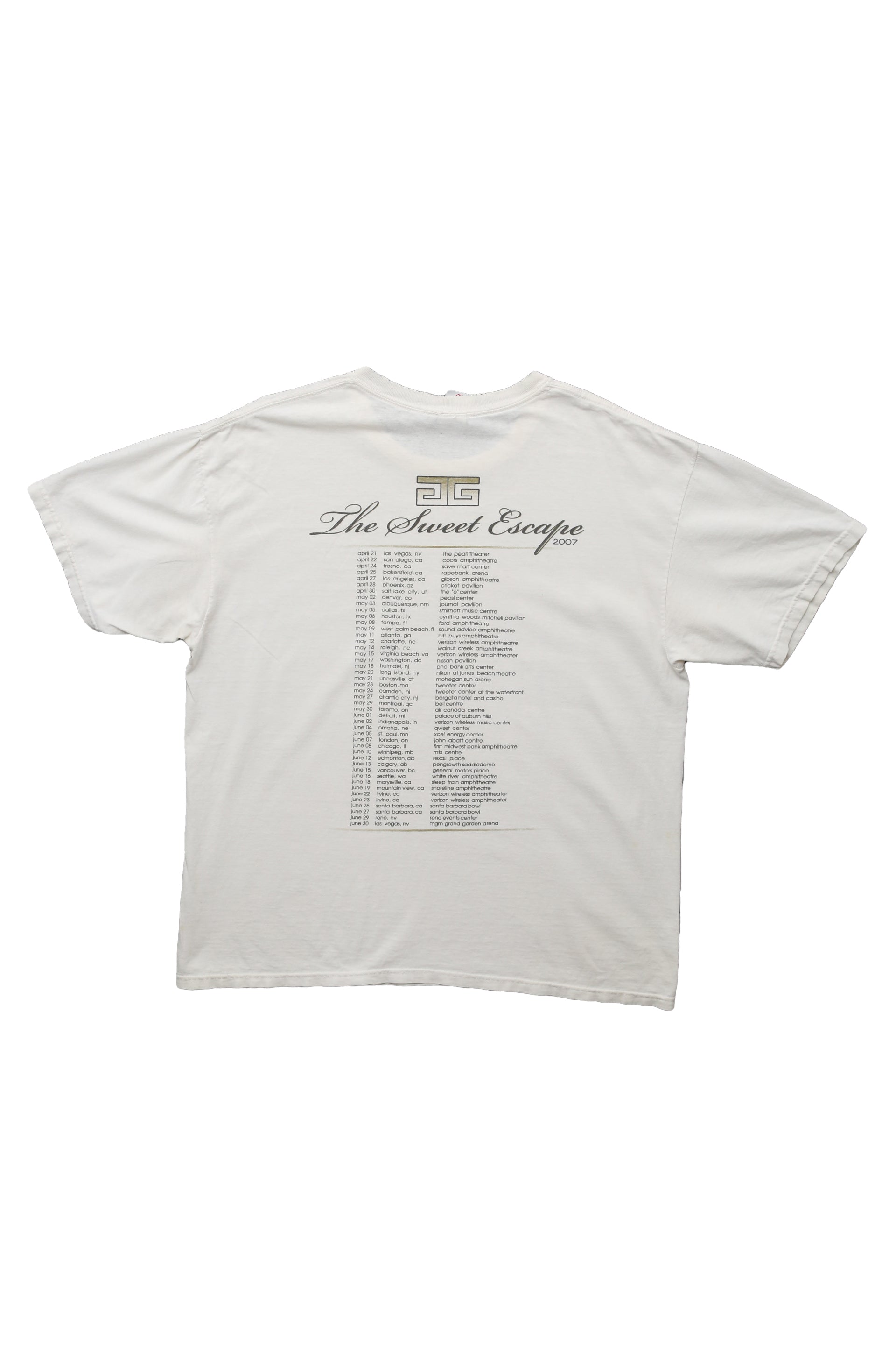 2007 Gewn Stefani "The Sweet Escape" Tour tee
