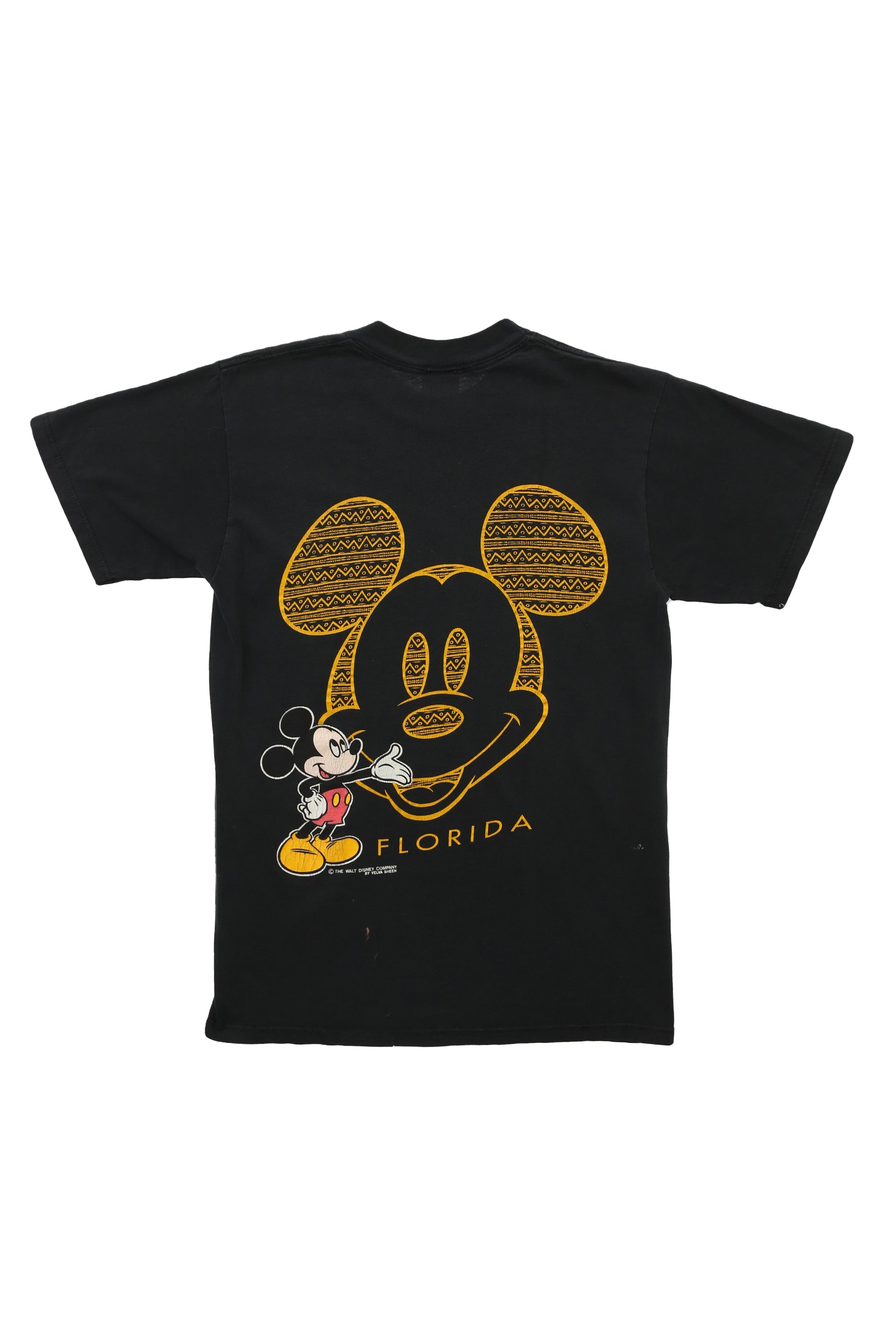 1990's Velva Sheen Mickey Mouse Florida Tribal Shirt