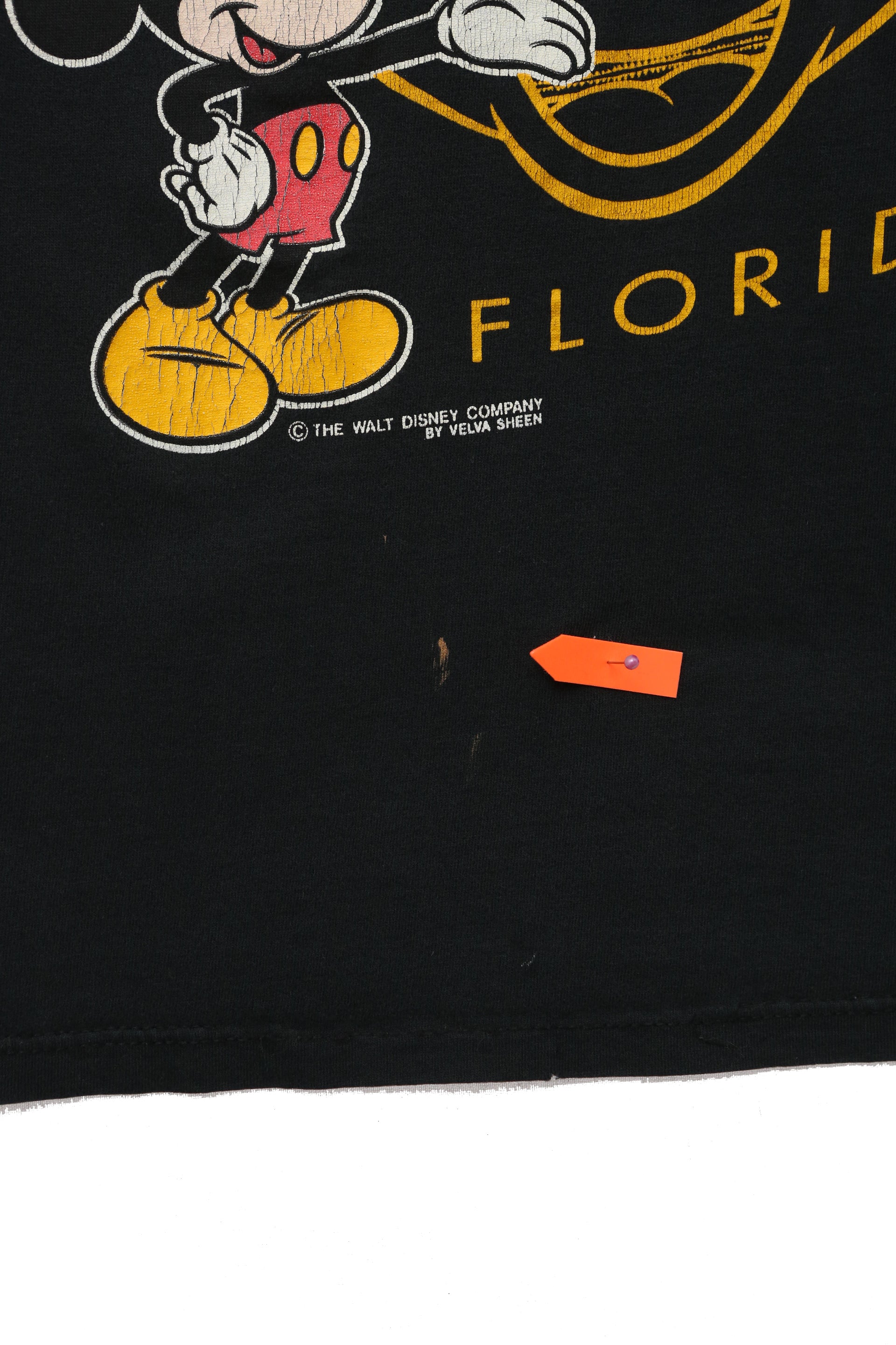1990's Velva Sheen Mickey Mouse Florida Tribal Shirt