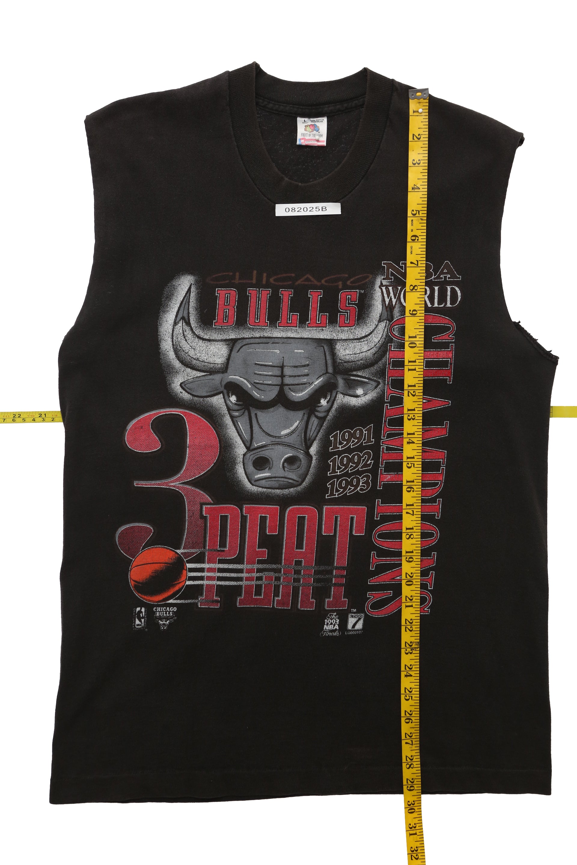 1993 Vintage Chicago Bulls "3-Peat" Championship tank top