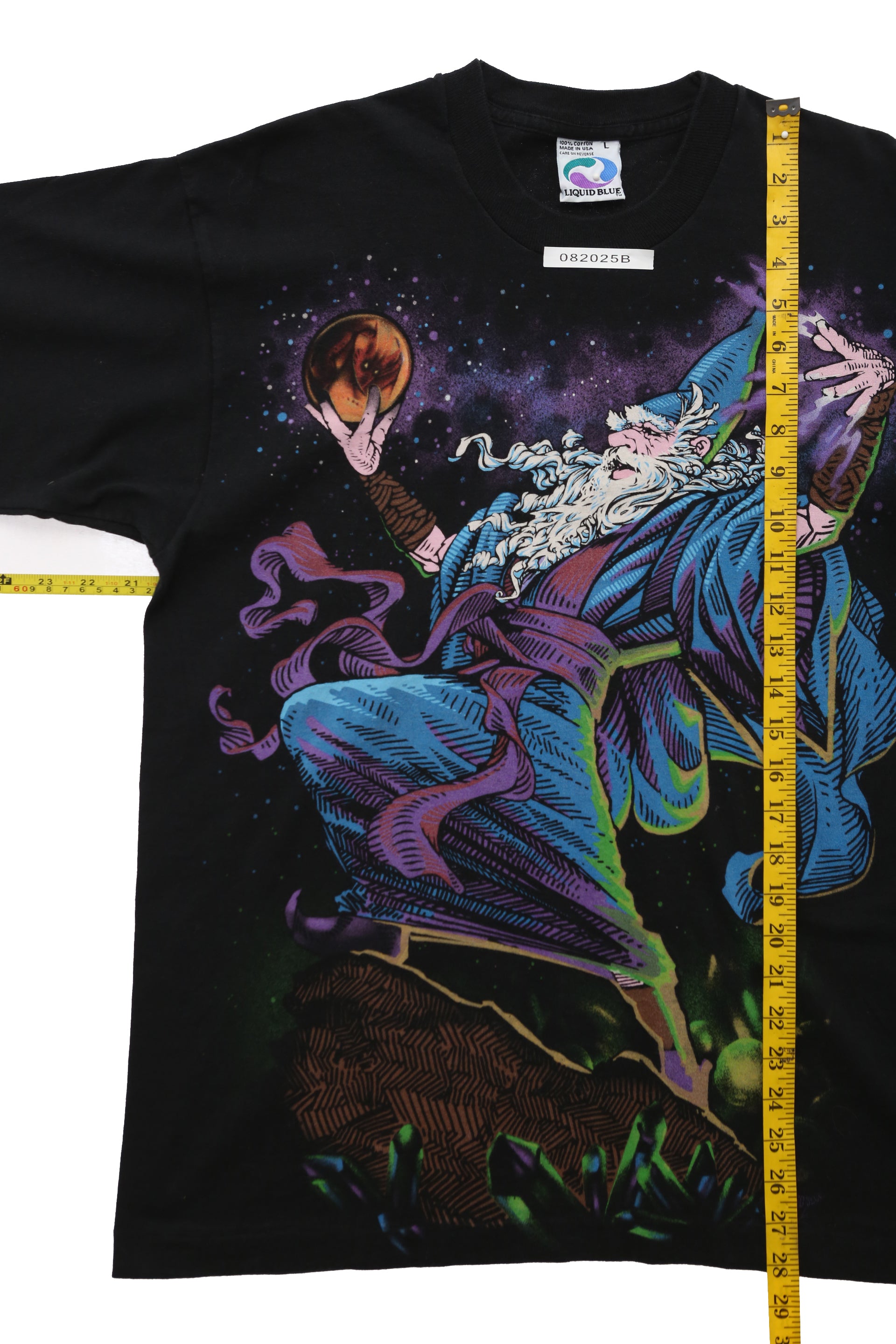 Liquid Blue 90's Wizard Dragon Graphic T-Shirt
