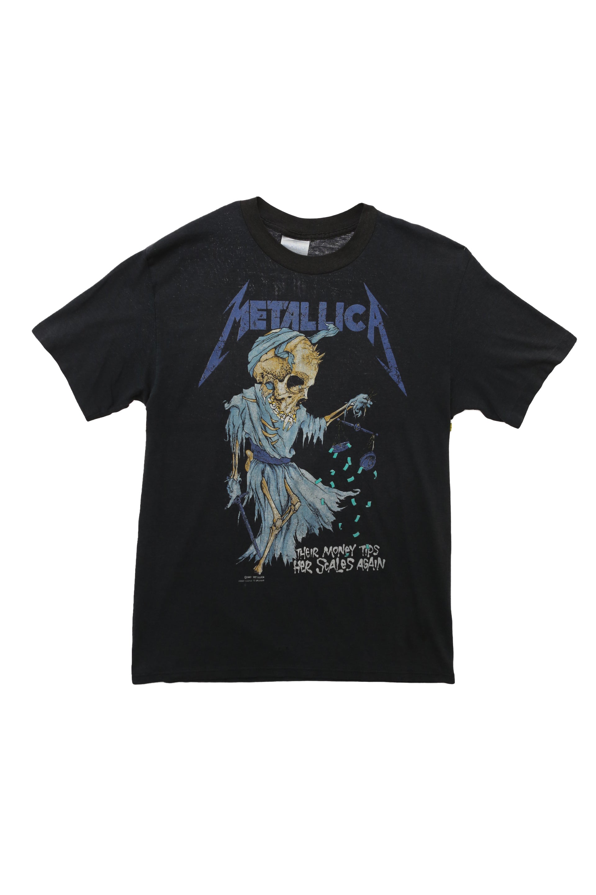 1994 Vintage Metallica "Their Money Tips Her Scales Again" T-shirt