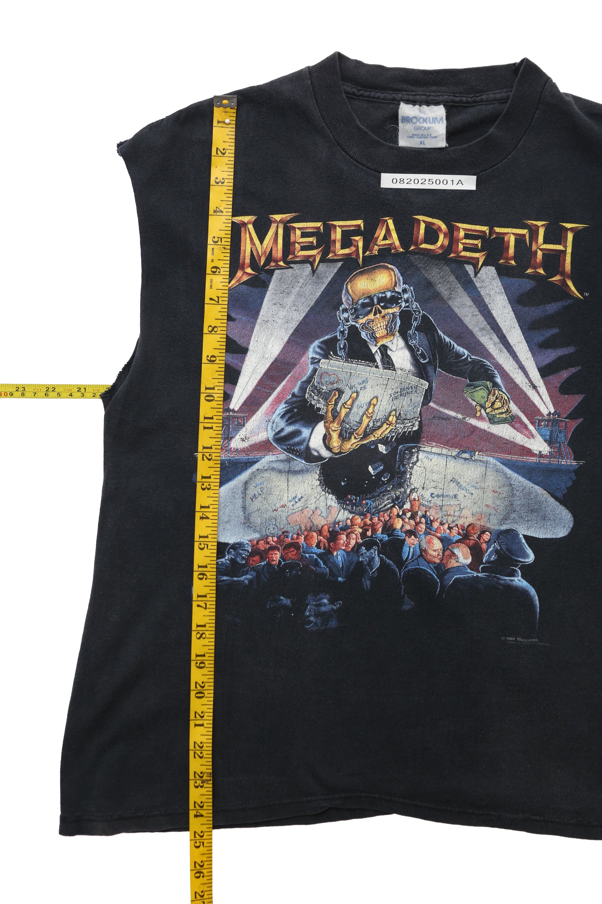 1990 Vintage Megadeth "Rust in Piece" Sleeveless shirt