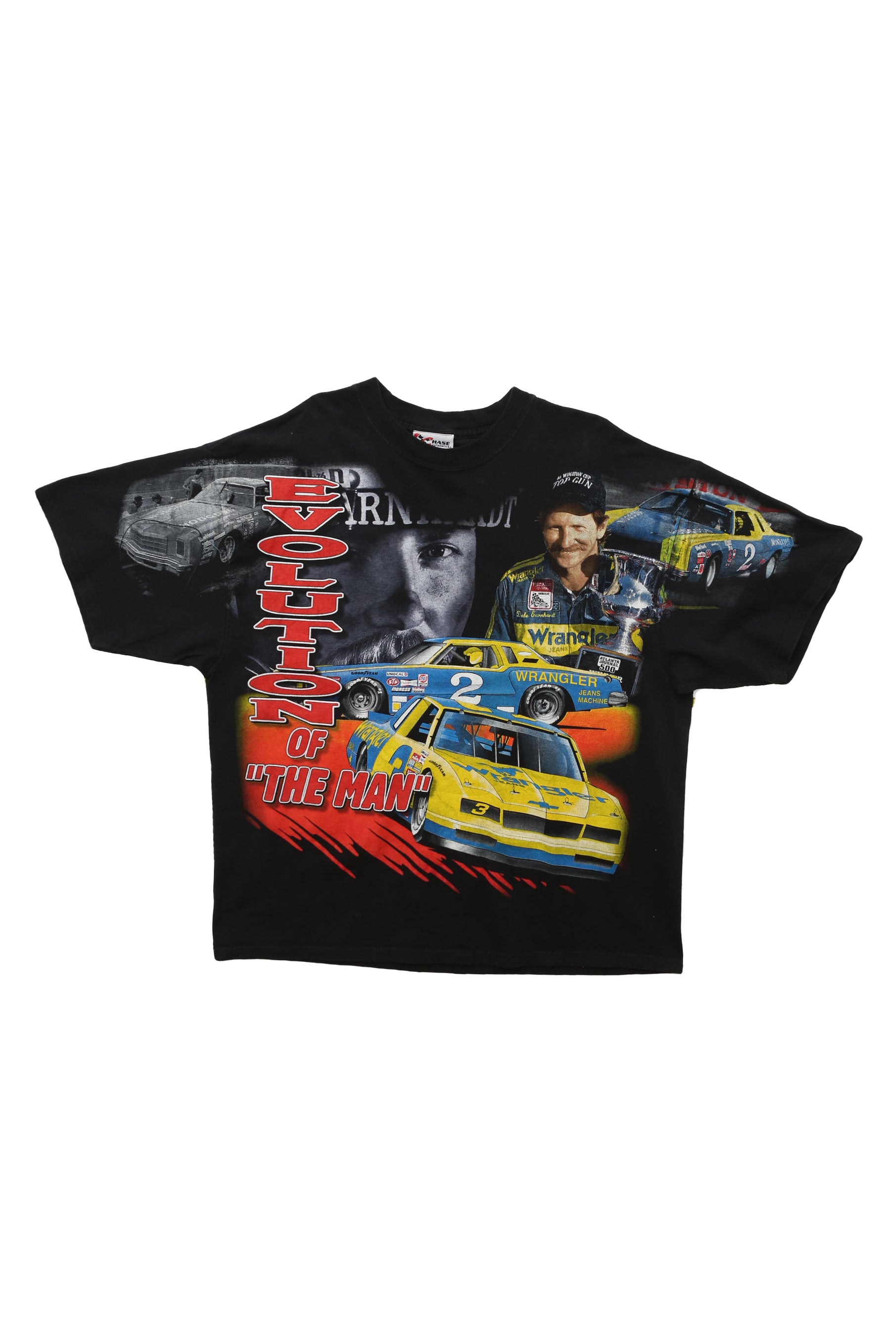 1998 Chase Authentics Dale Earnhardt Sr. AOP tee