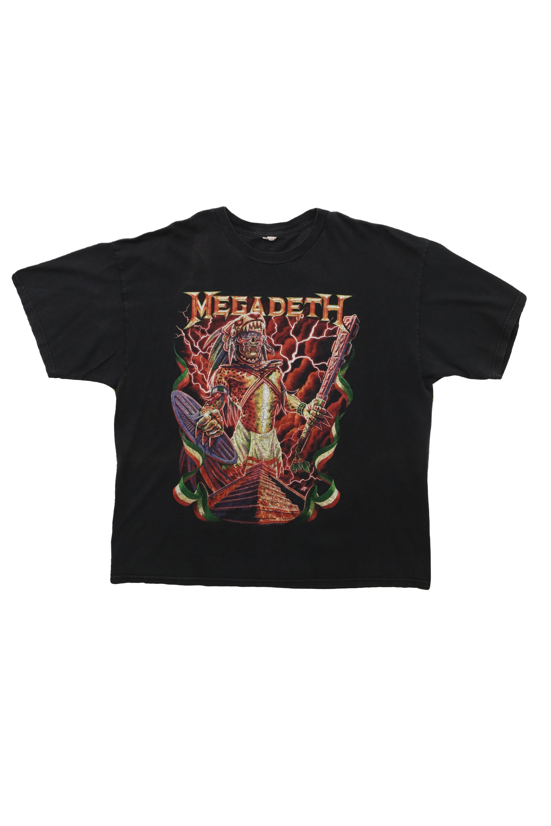 Megadeth Aztec Warrior graphic tee