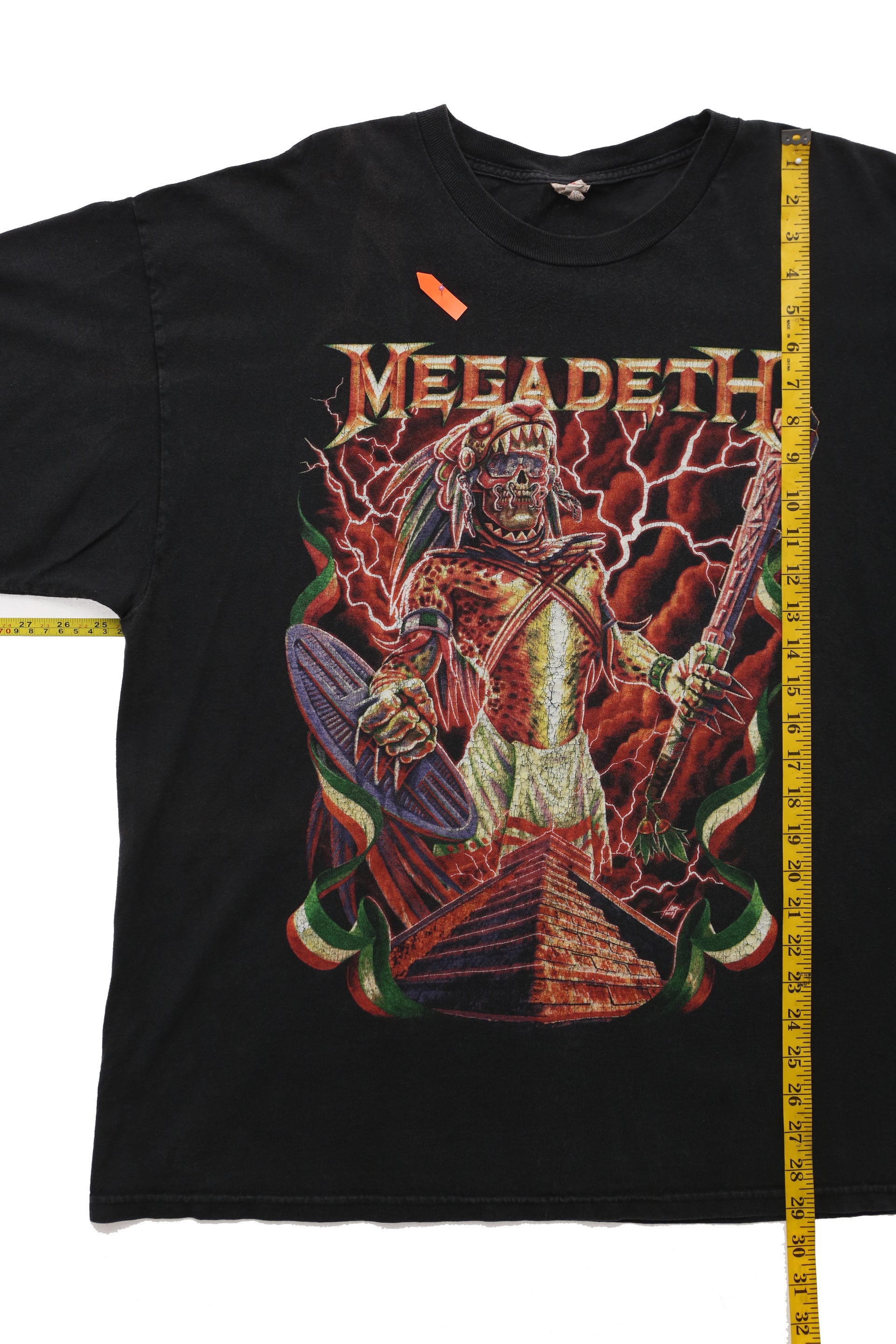 Megadeth Aztec Warrior graphic tee