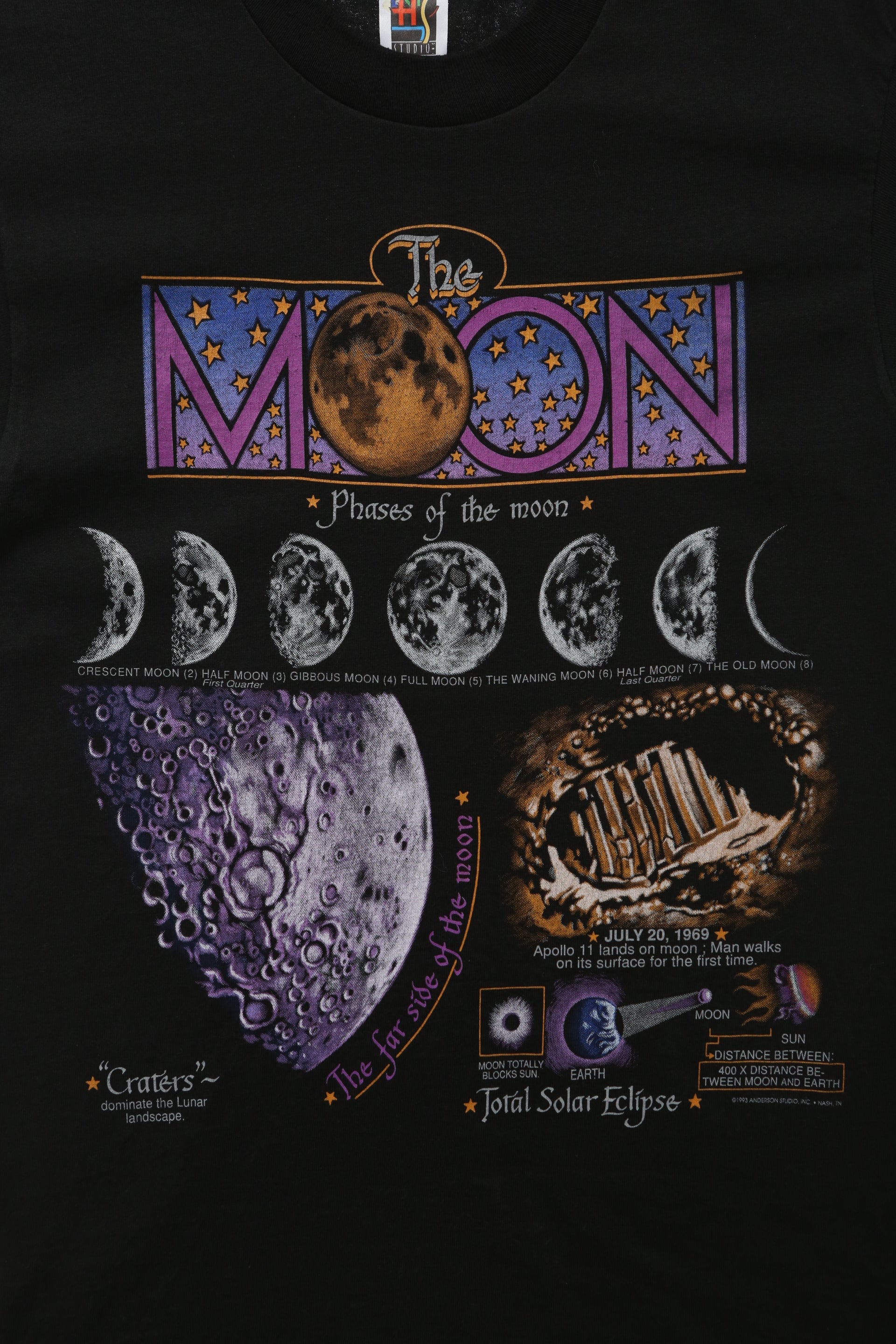 1990's Vintage The Moon Science Museum T-shirt