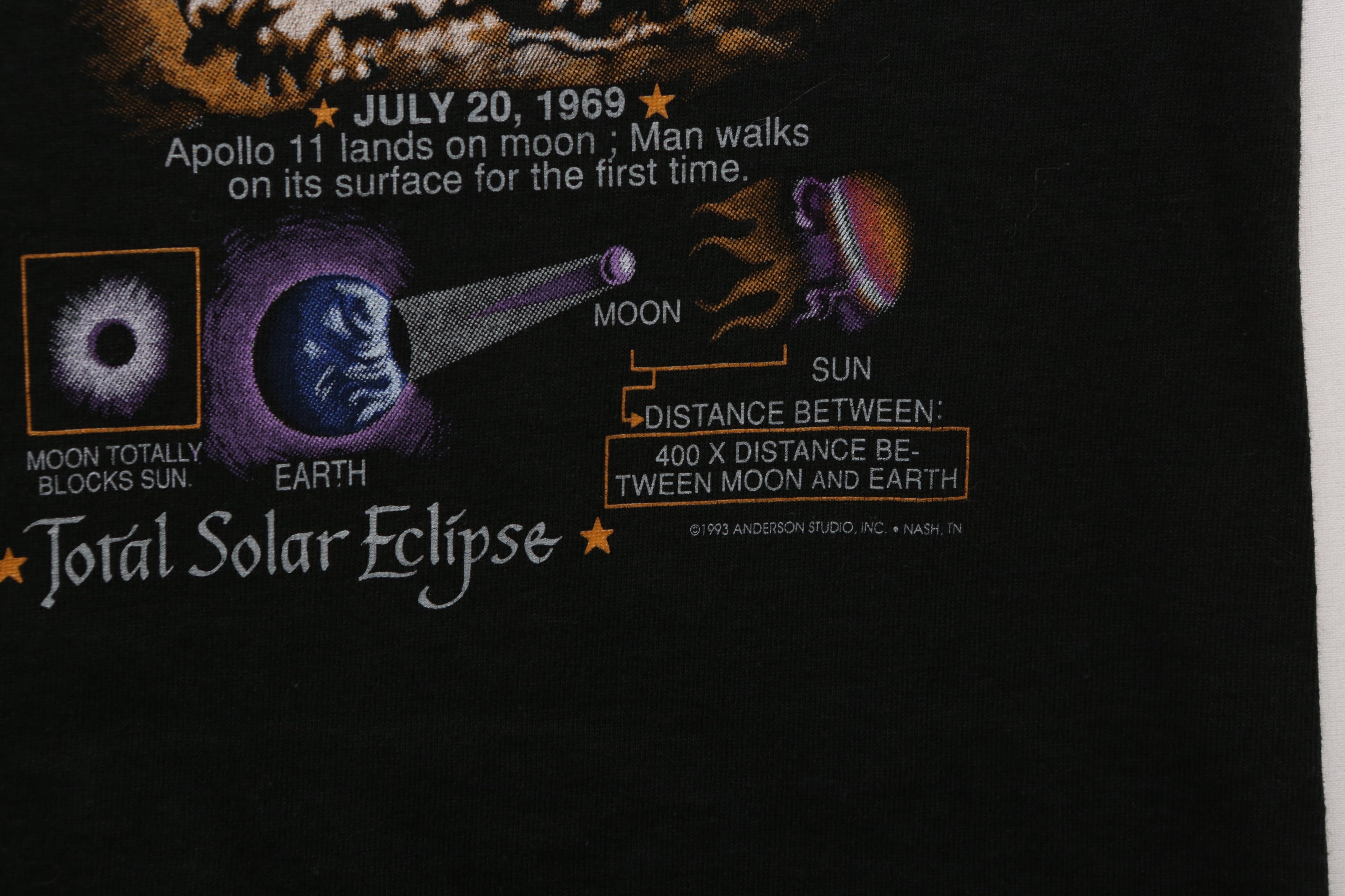 1990's Vintage The Moon Science Museum T-shirt