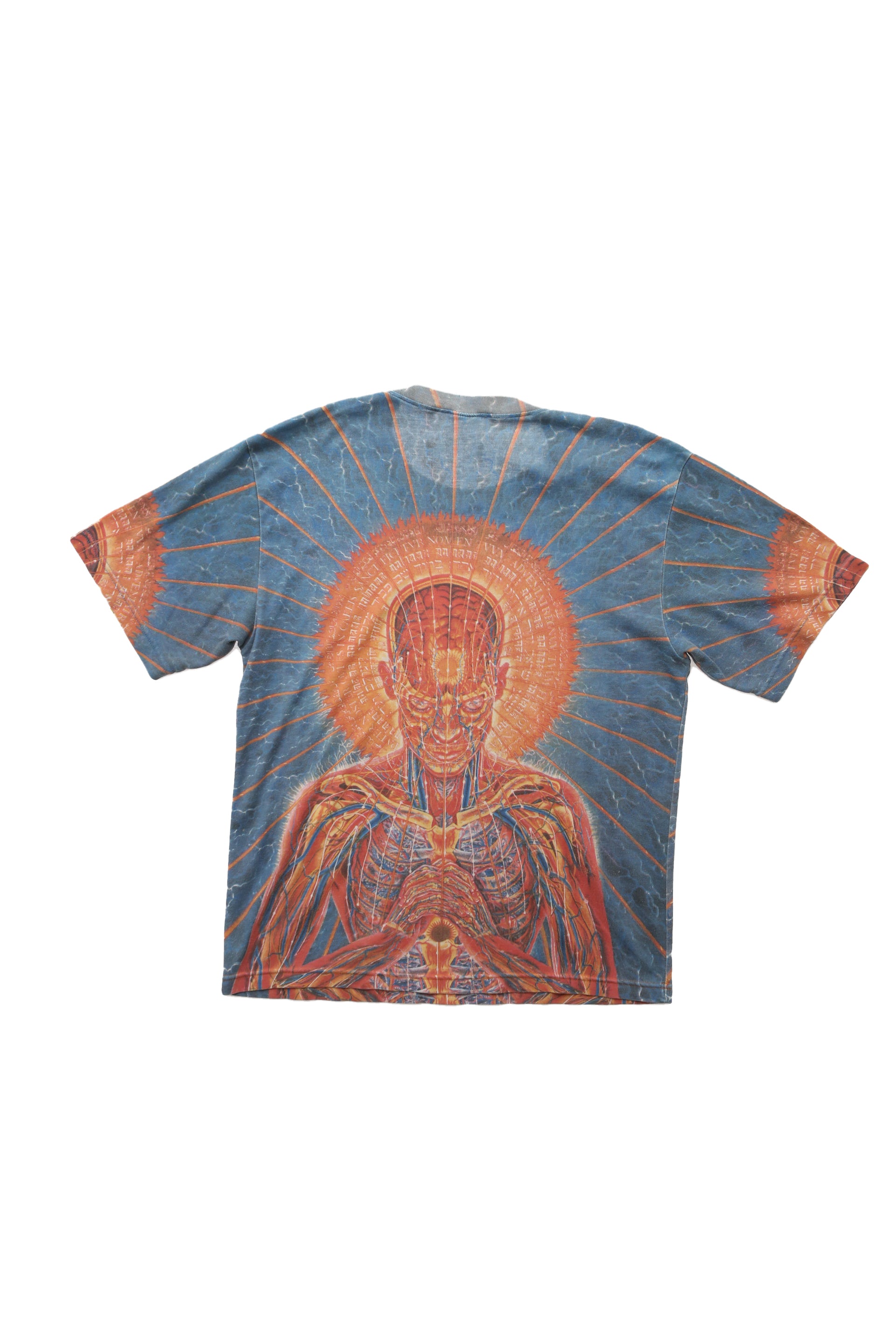 1990's Alex Grey Praying all-over print tee