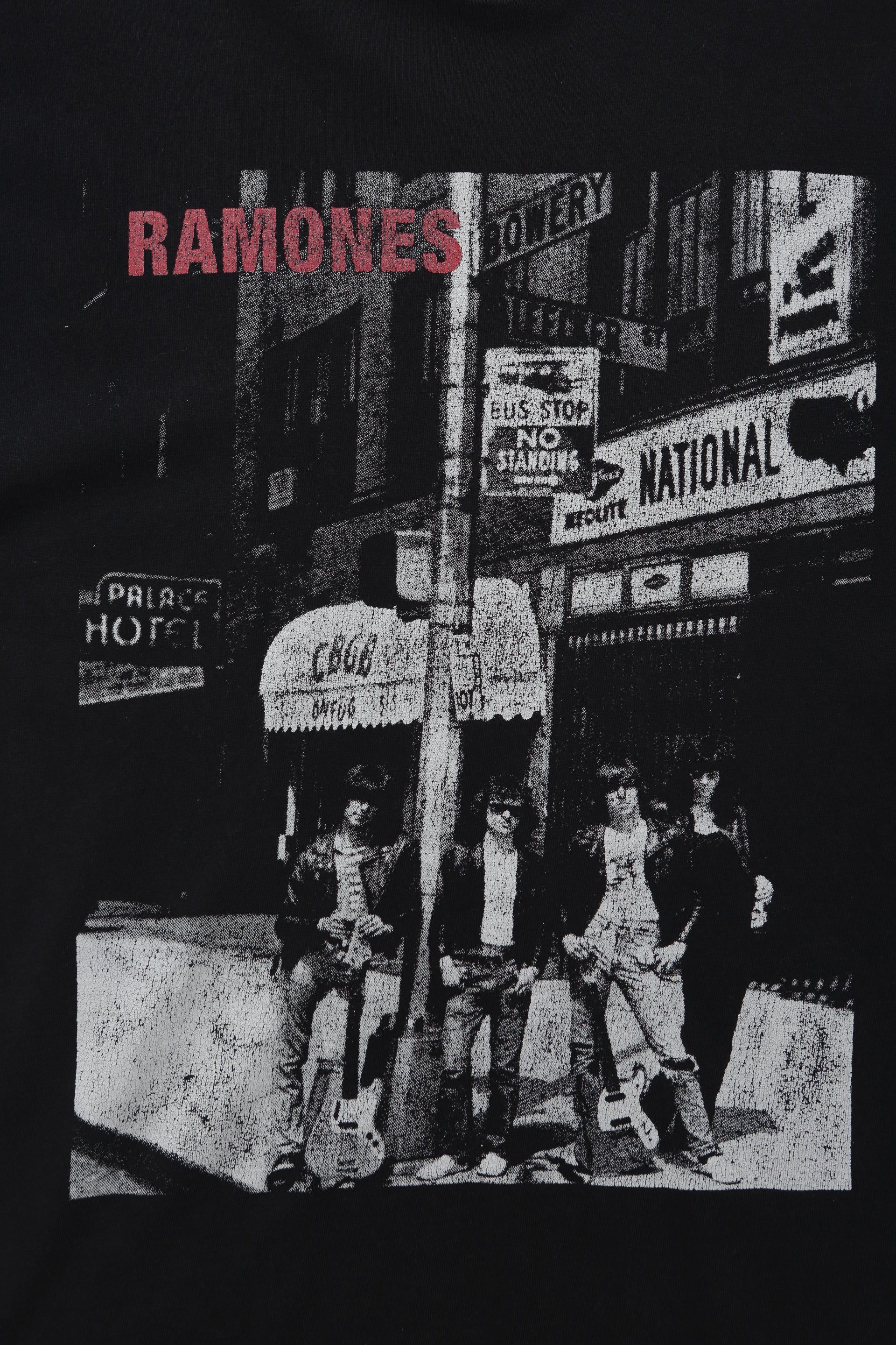 Modern The Ramones Bowery Street Reprint T-shirt