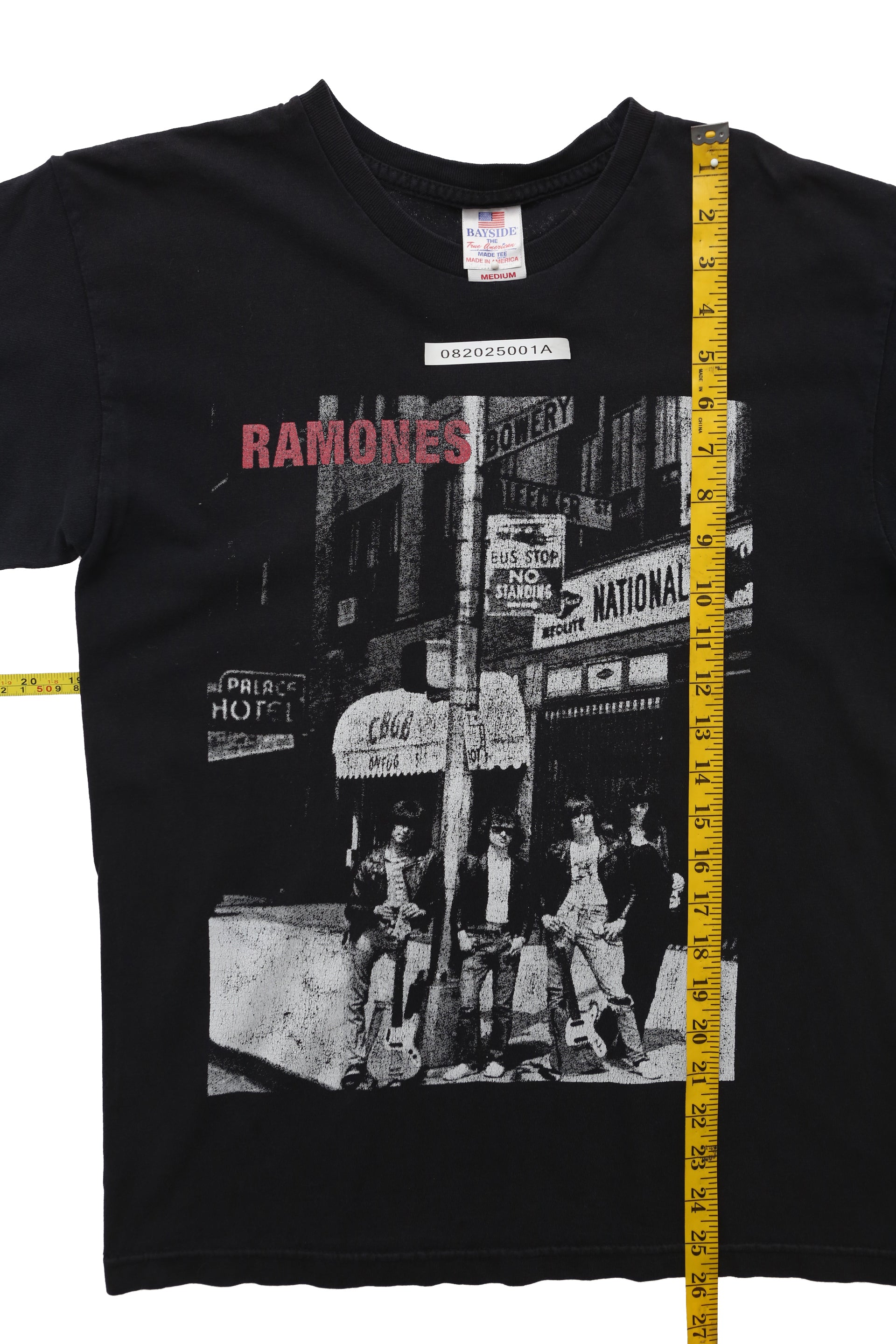 Modern The Ramones Bowery Street Reprint T-shirt