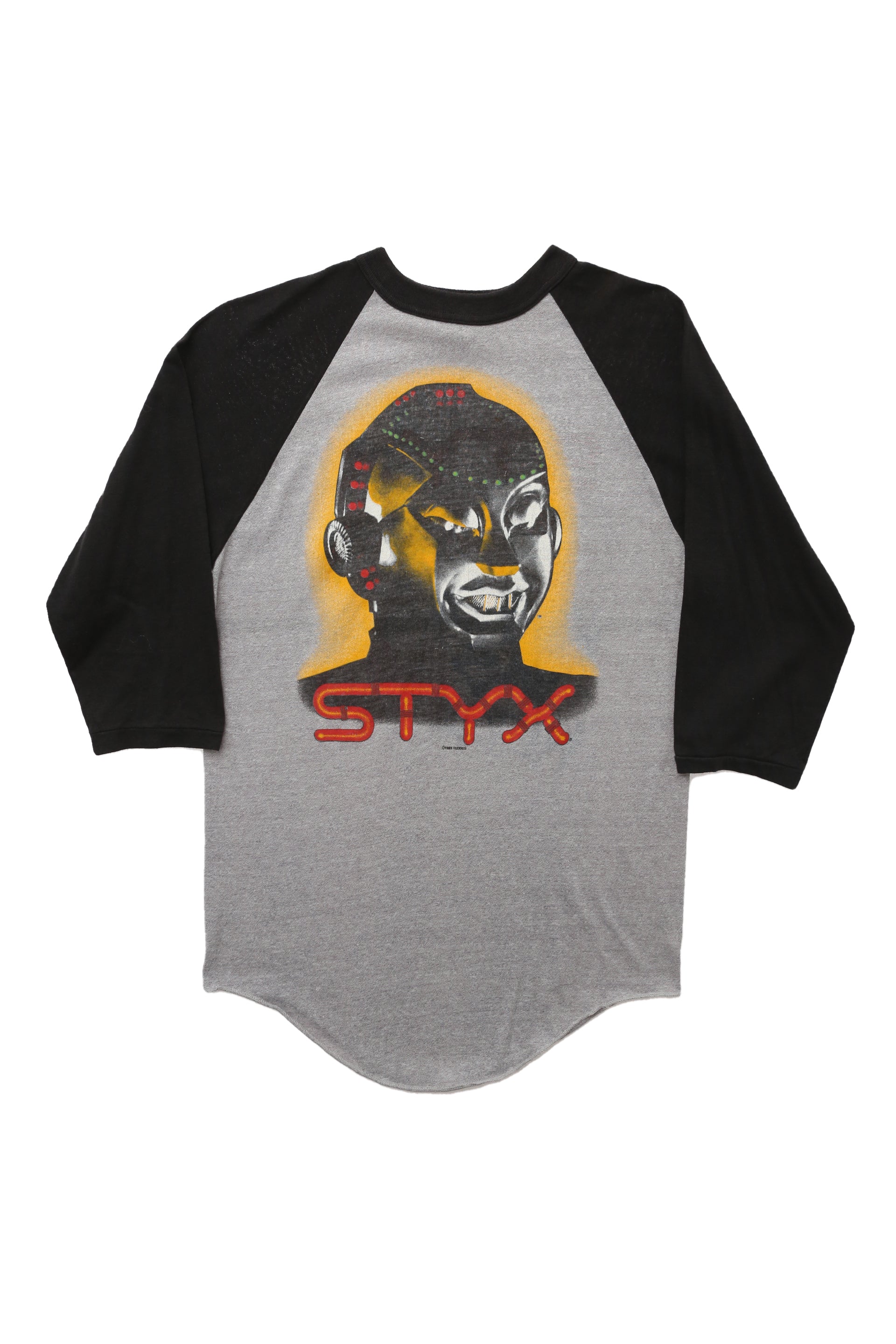 1983 Vintage Styx "Kilroy Was Here Raglan" T-shirt