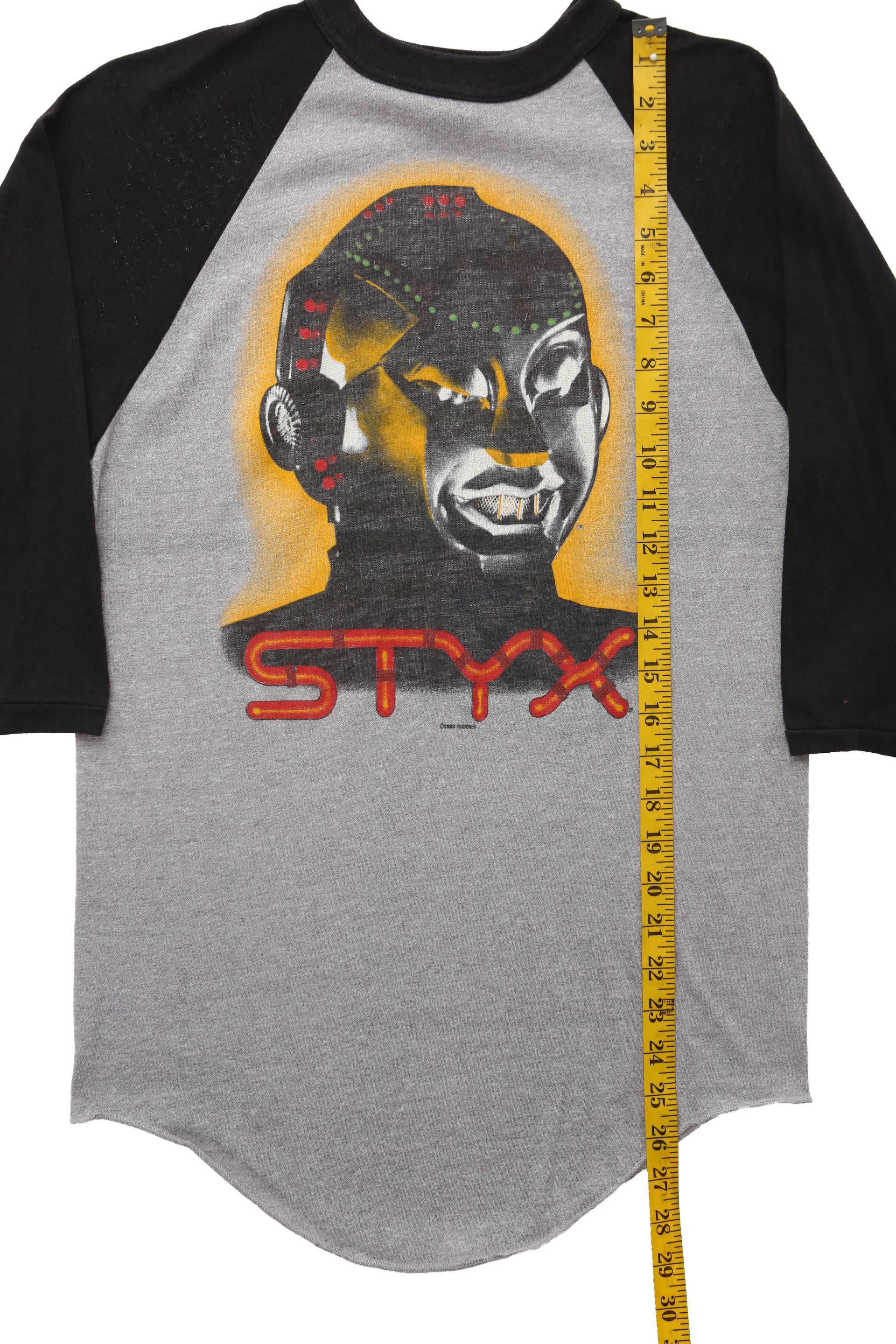 1983 Vintage Styx "Kilroy Was Here Raglan" T-shirt
