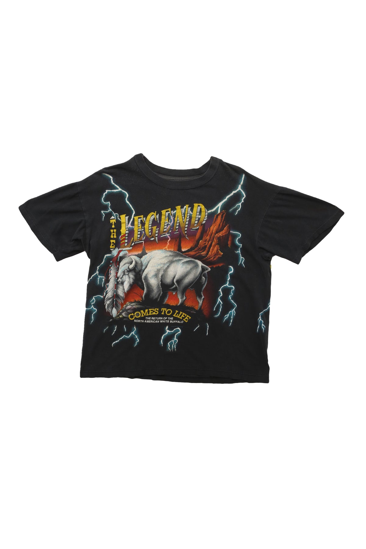 1990s American Thunder "The Legend Comes to Life" T-shirt