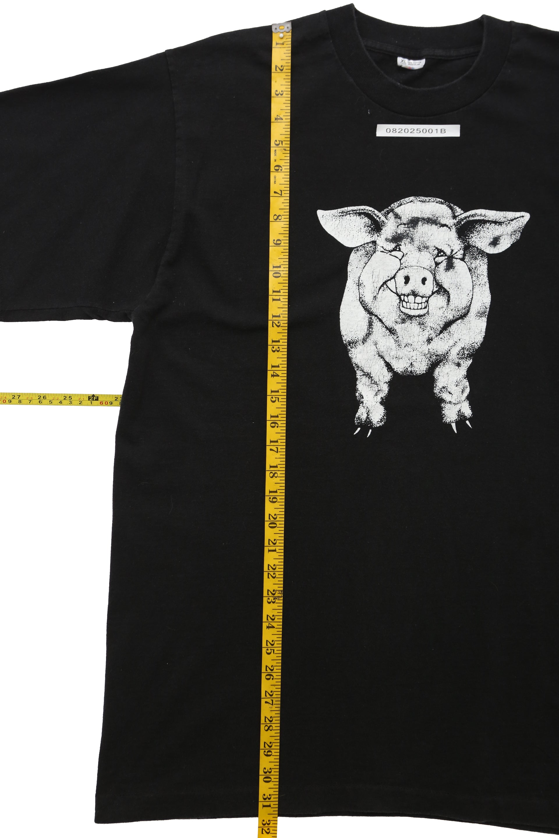 1990's Vintage Smiling Pig graphic tee