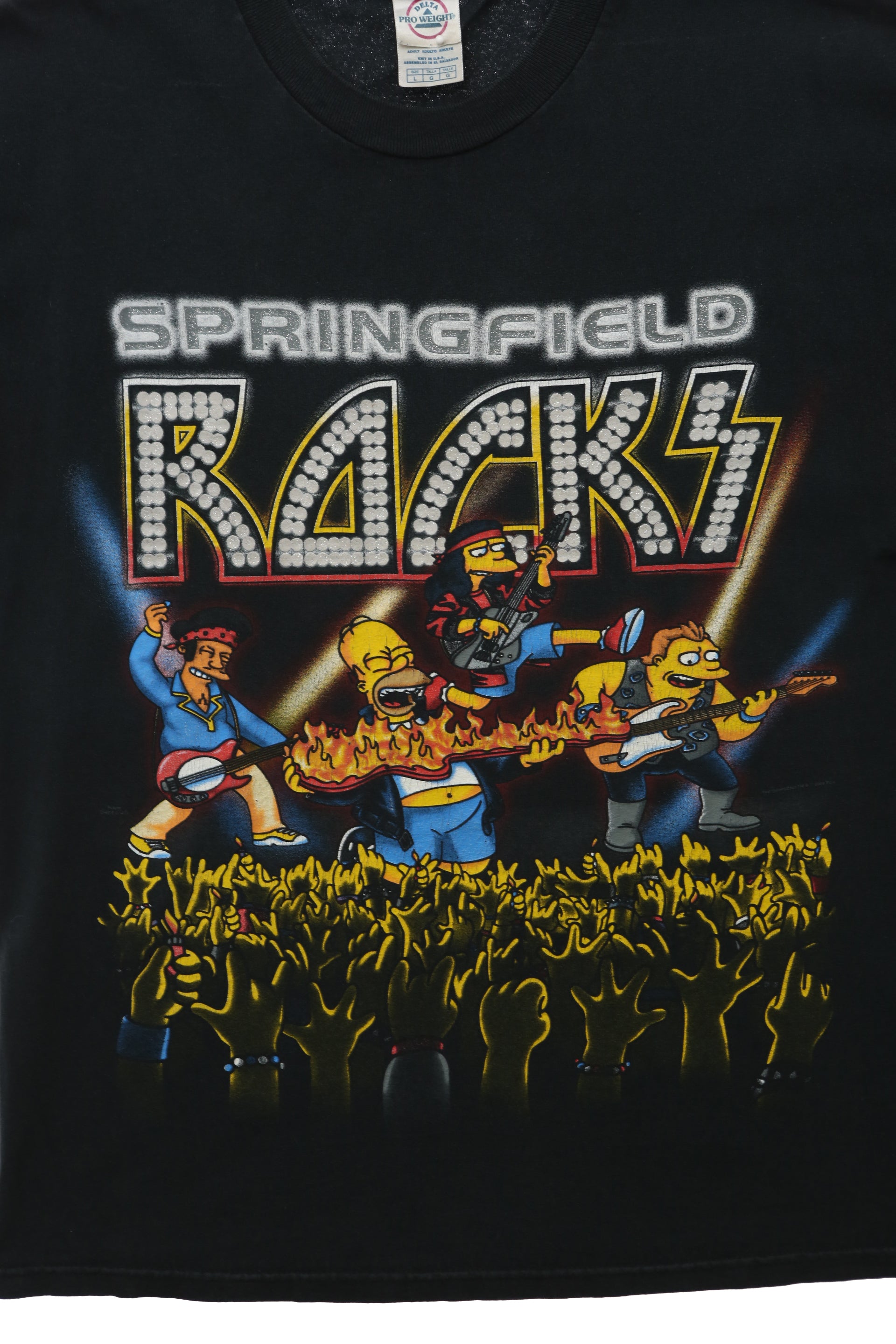 Vintage The Simpsons "Springfield Rocks" T-shirt