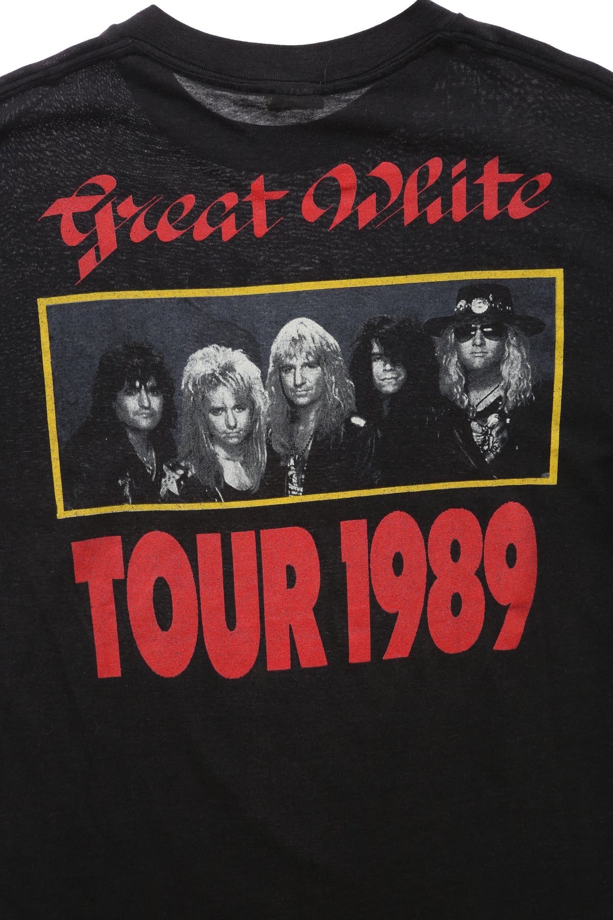 1989 Vintage Great White "Twice Shy" Concert T-shirt