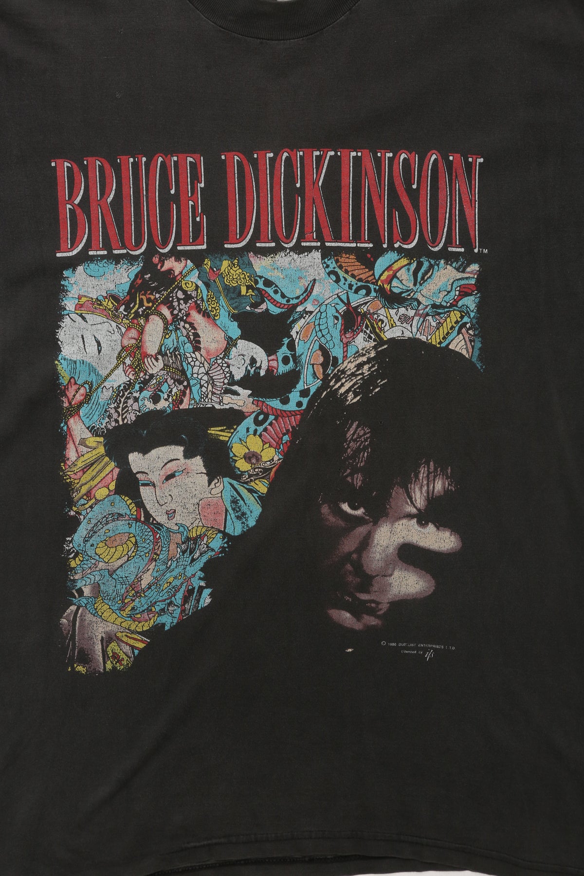 1990 Bruce Dickinson "Tattoed Millionaire" Promo T-shirt