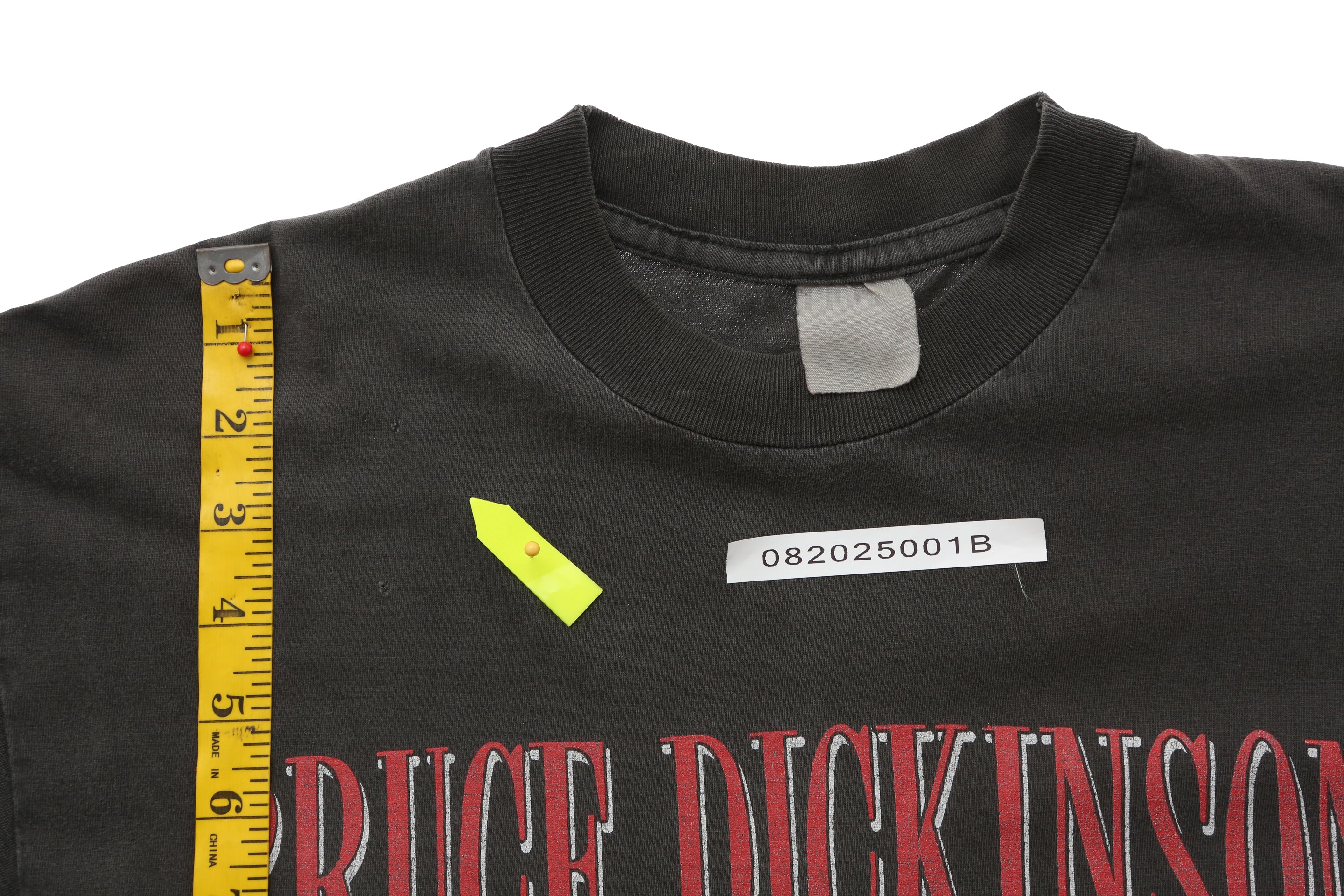 1990 Bruce Dickinson "Tattoed Millionaire" Promo T-shirt