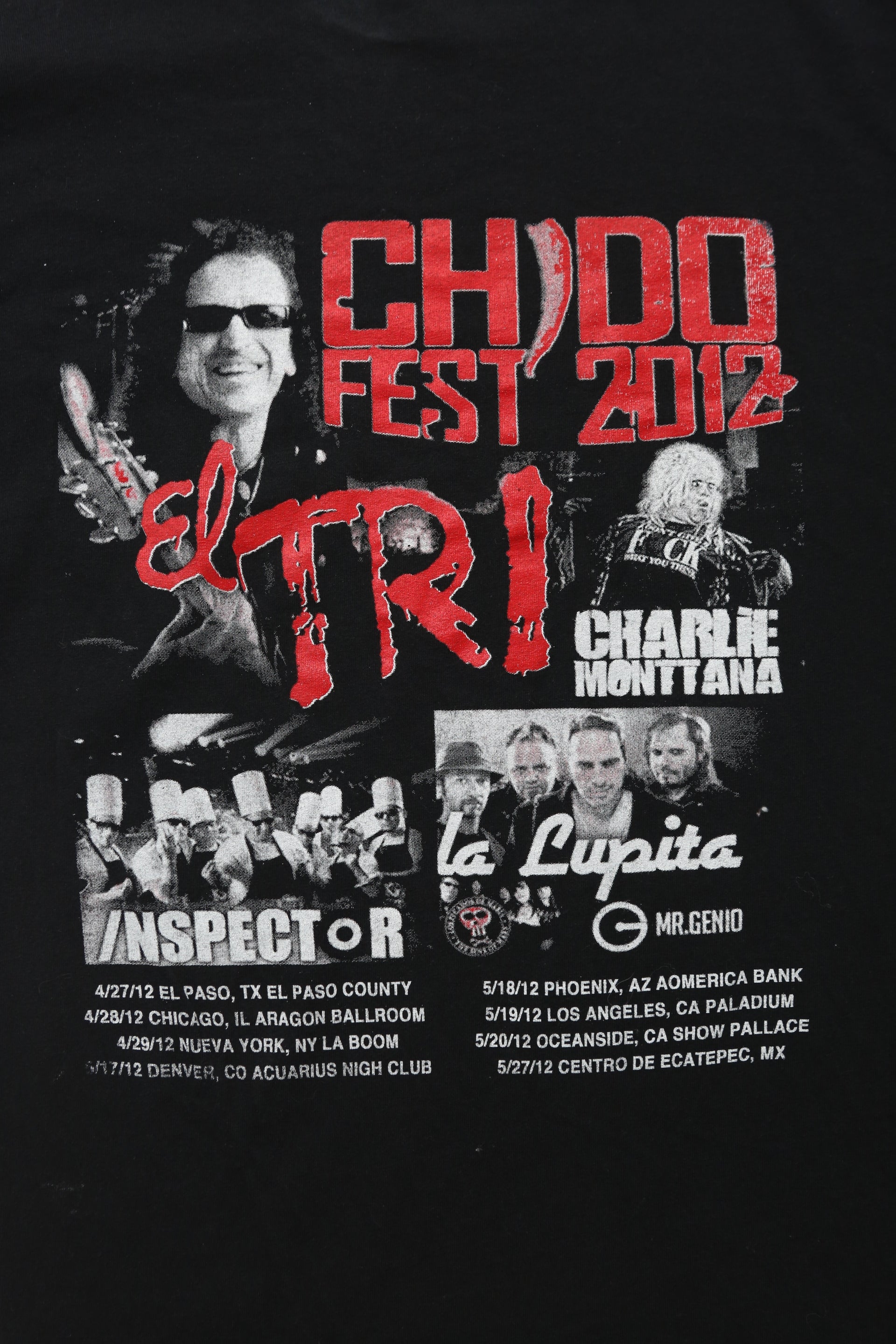 Vintage El Tri rock band tee