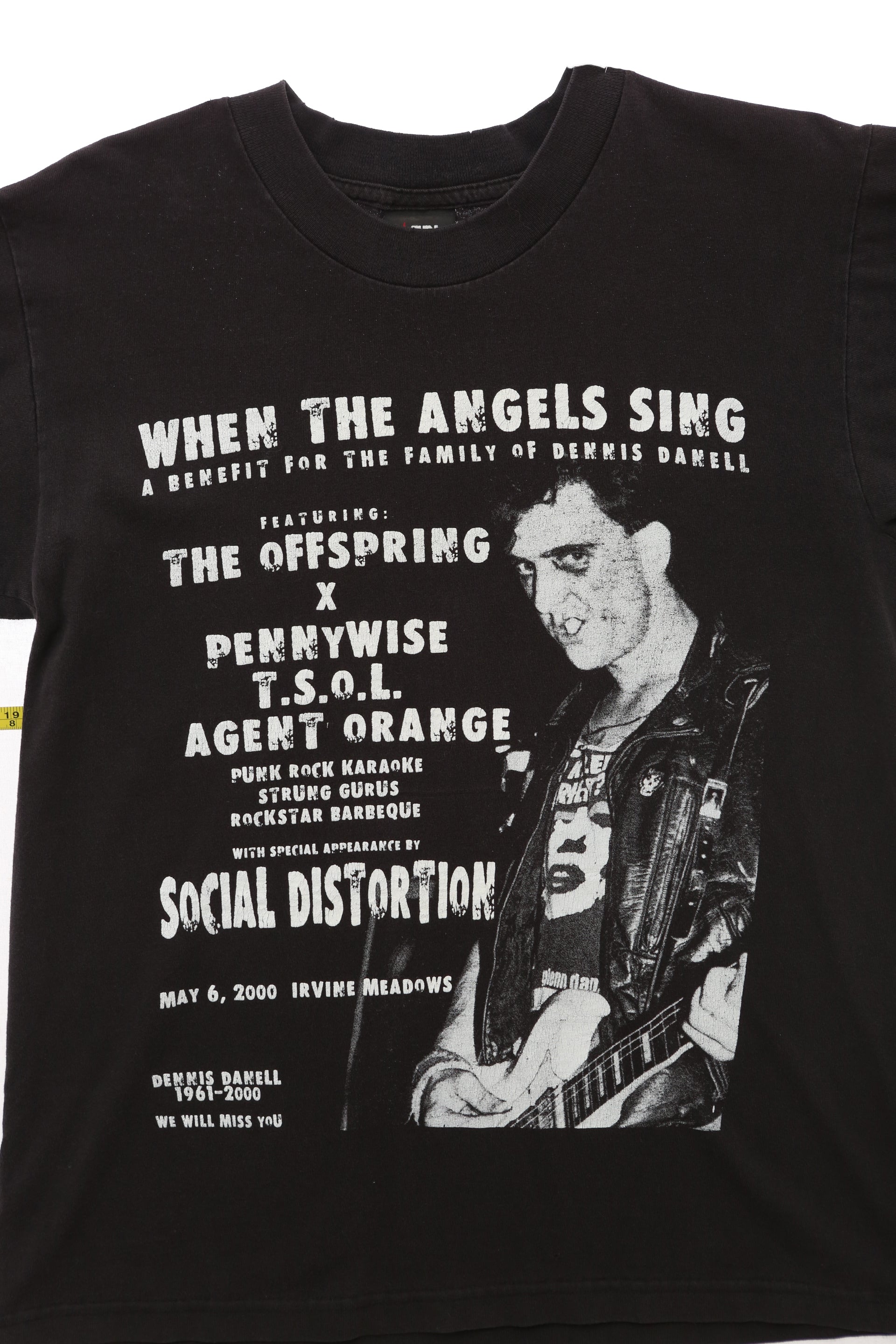 Y2K Social Distortion Dennis Danell Benefit T-shirt
