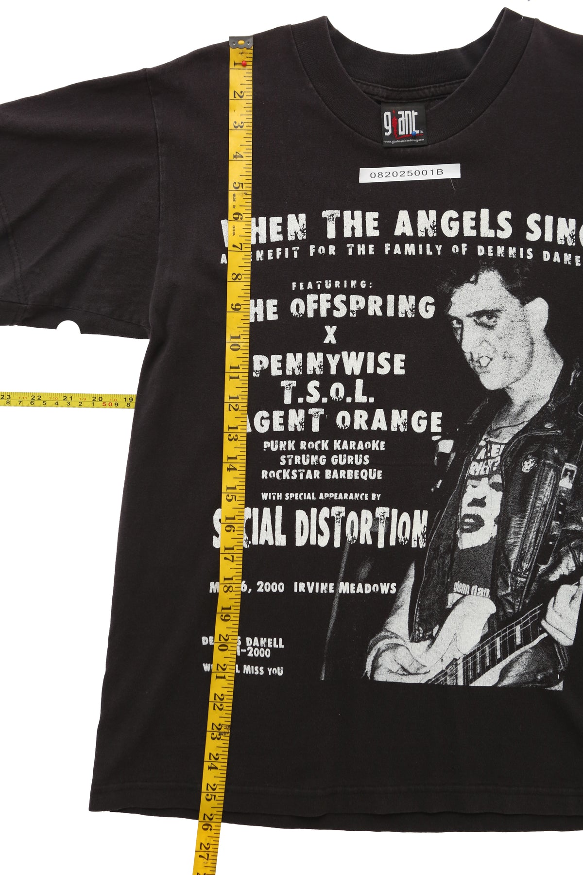 Y2K Social Distortion Dennis Danell Benefit T-shirt