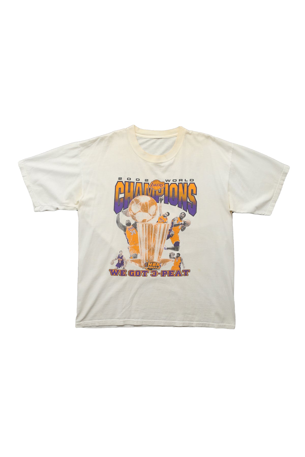 2002 Los Angeles Lakers World Champions T-shirt