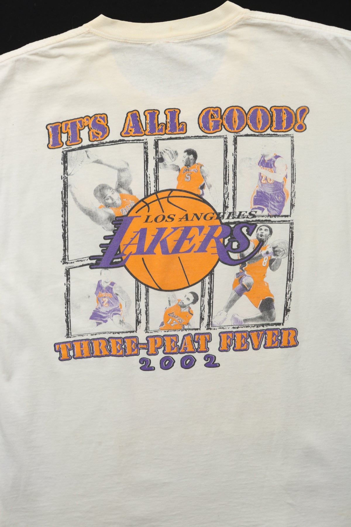 2002 Los Angeles Lakers World Champions T-shirt