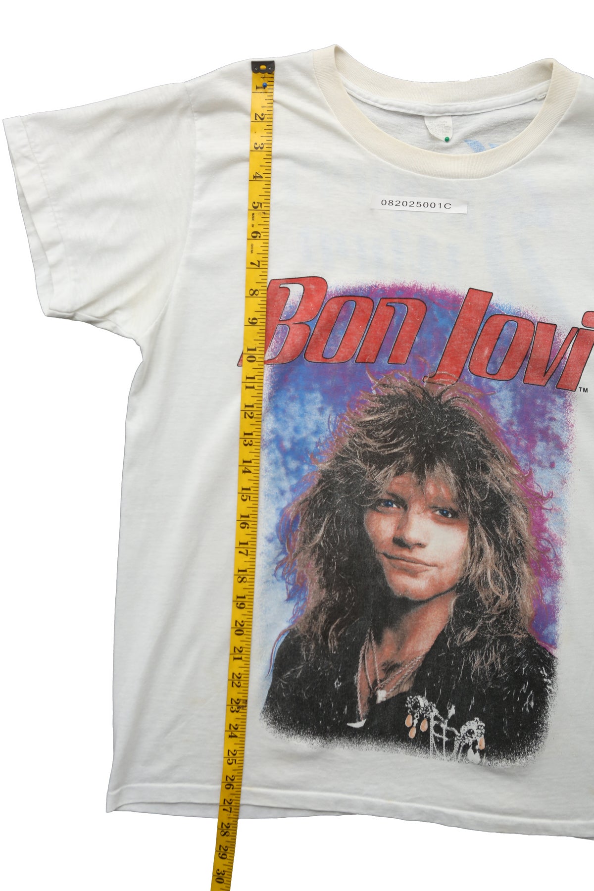 1986 Bon Jovi "Slippery When Wet" World Tour T-shirt