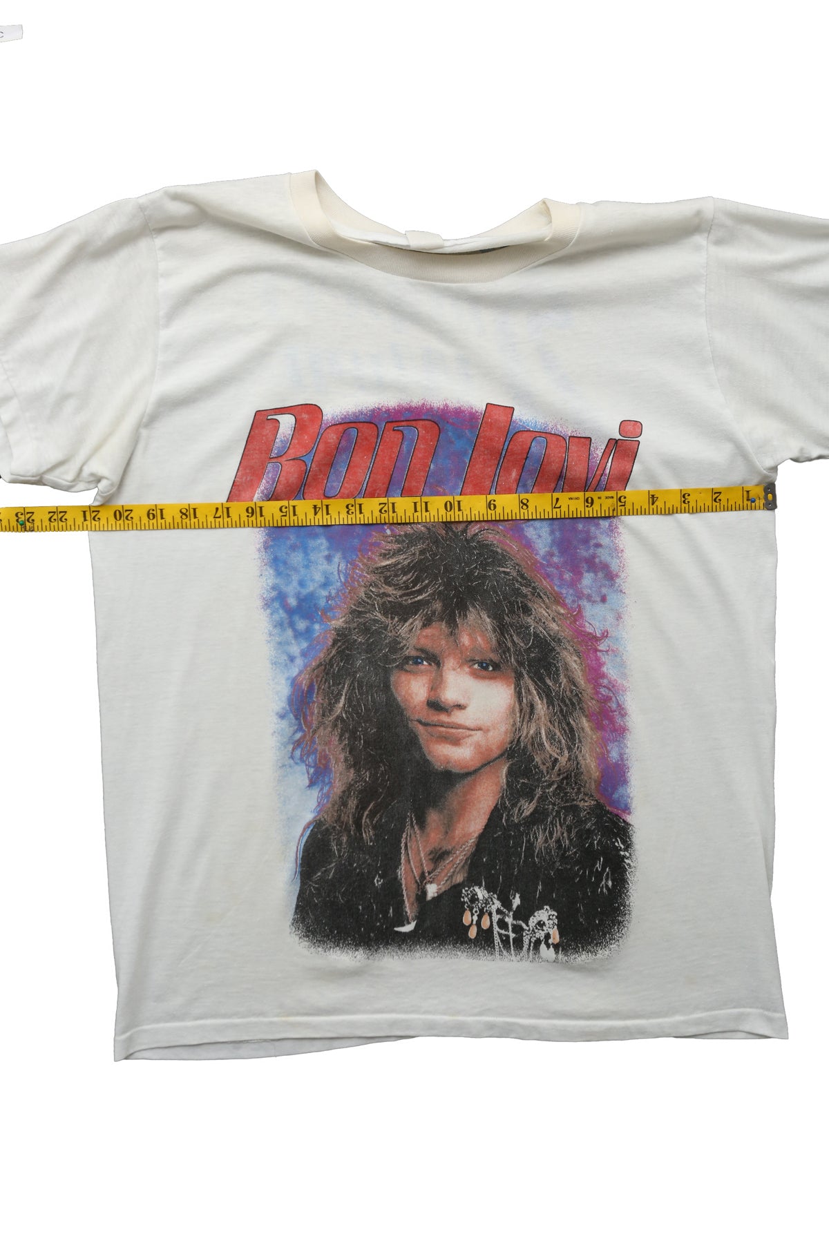 1986 Bon Jovi "Slippery When Wet" World Tour T-shirt
