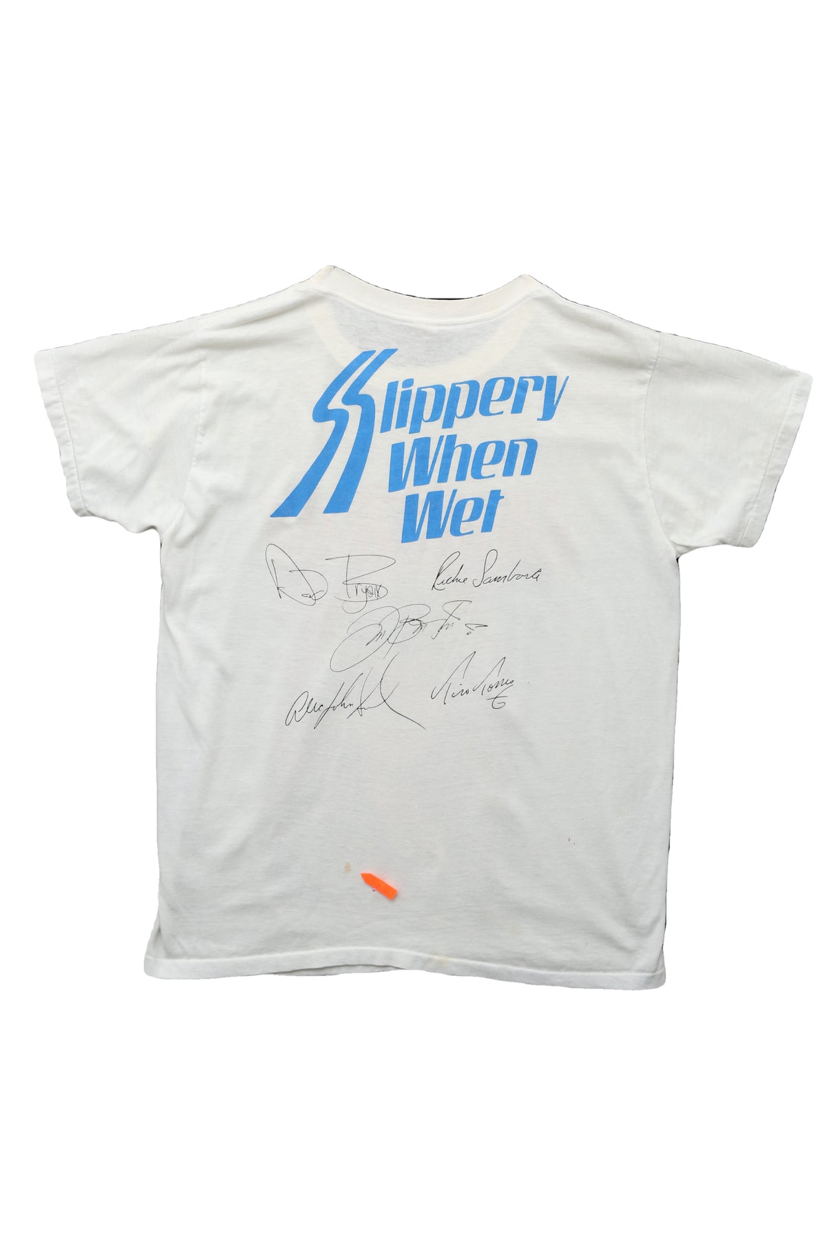 1986 Bon Jovi "Slippery When Wet" World Tour T-shirt