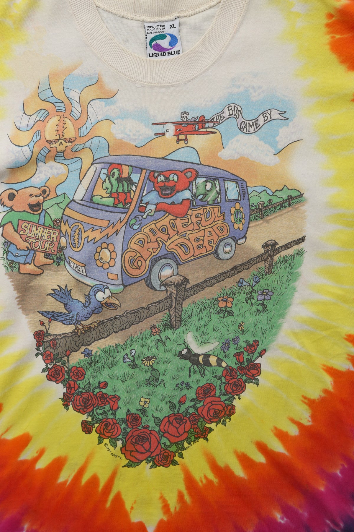 1994 Grateful Dead "Summer Tour" Tie Dye T-shirt