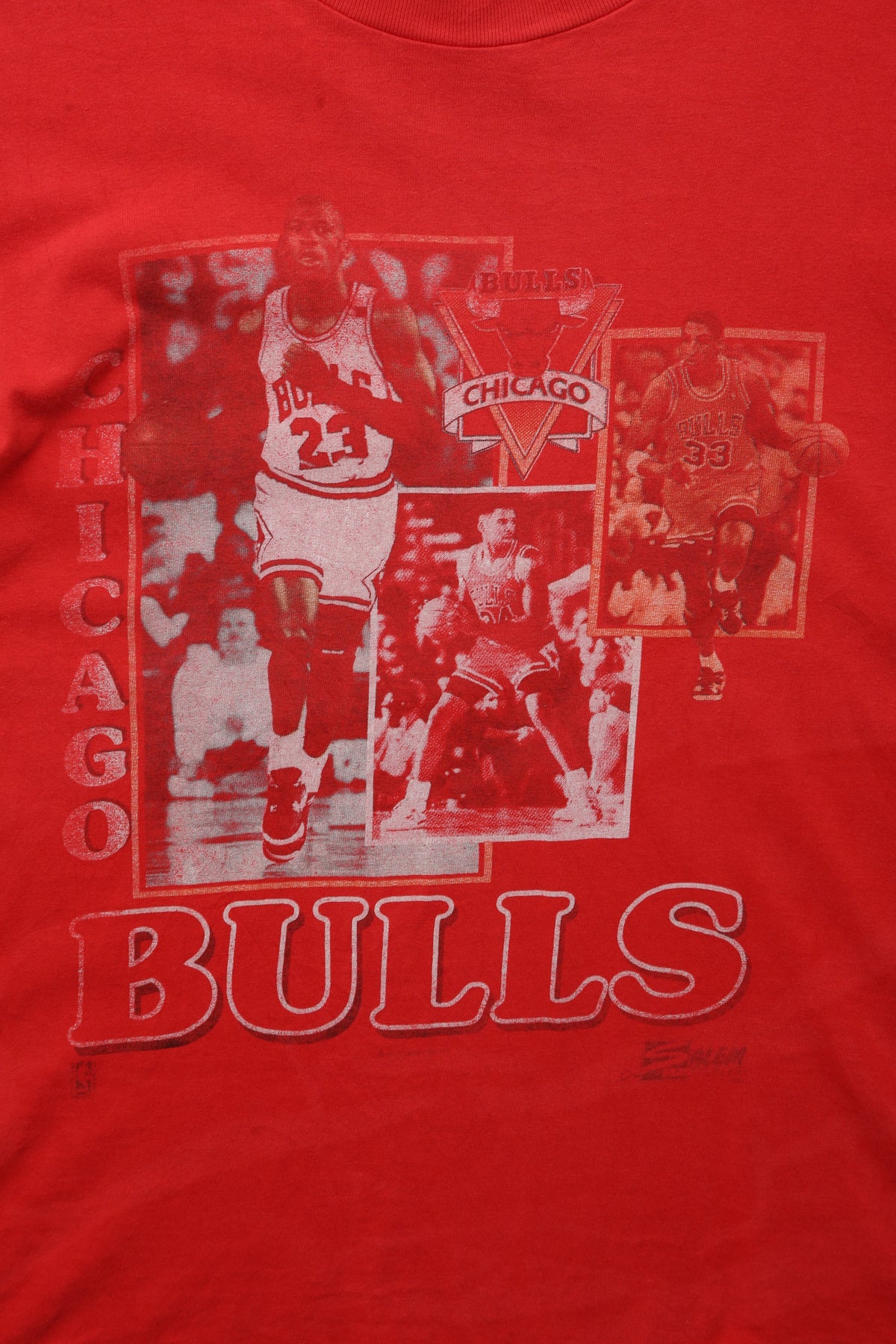 1990 Salem Sportswear Chicago Bulls "Key Players" T-shirt