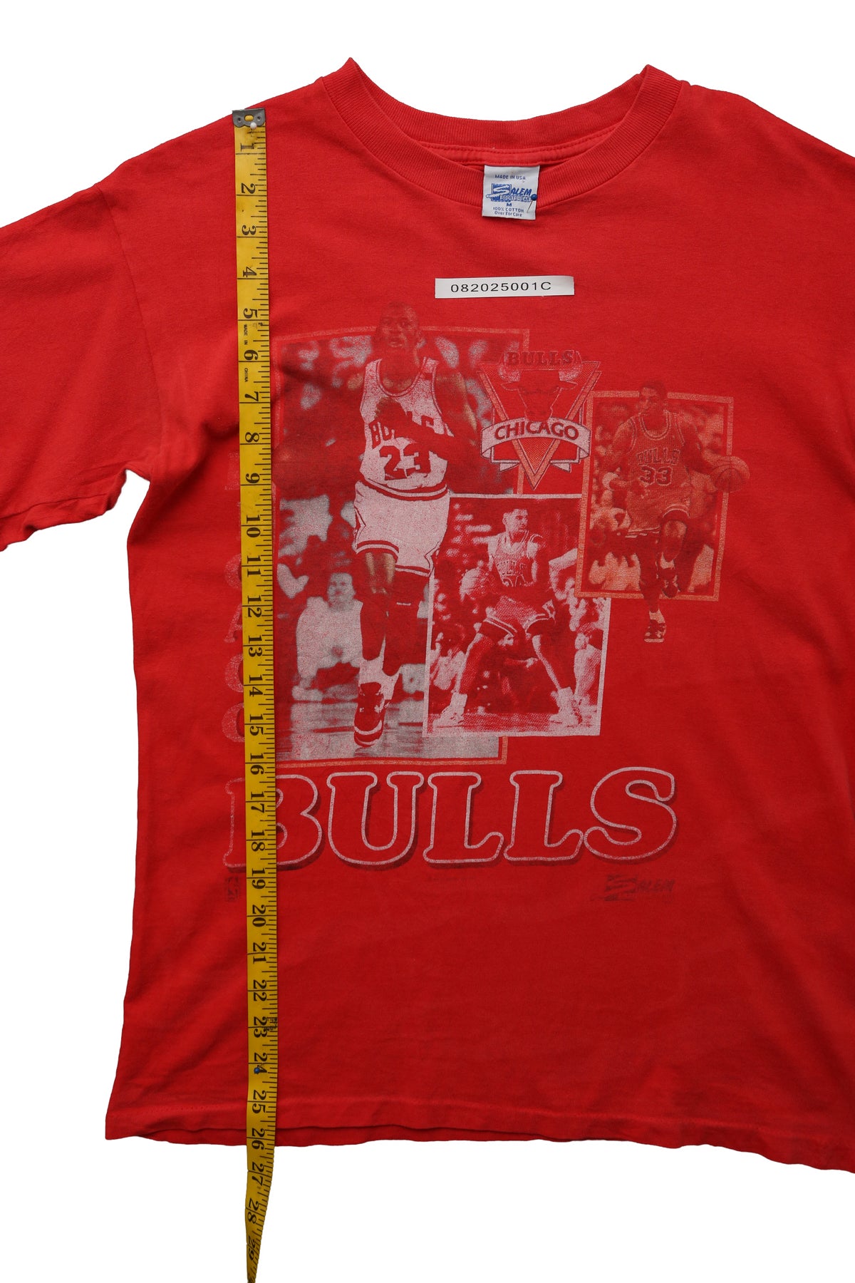 1990 Salem Sportswear Chicago Bulls "Key Players" T-shirt