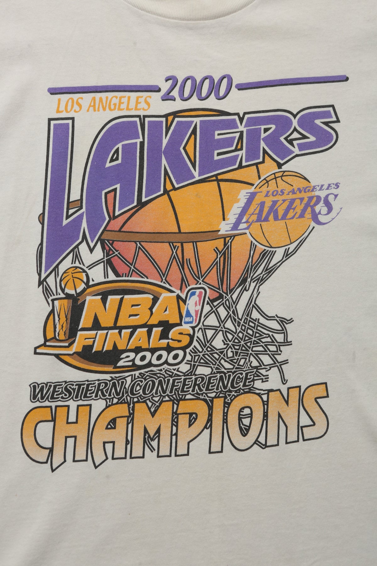 2000 Los Angeles Lakers Western Conference Champions T-shirt