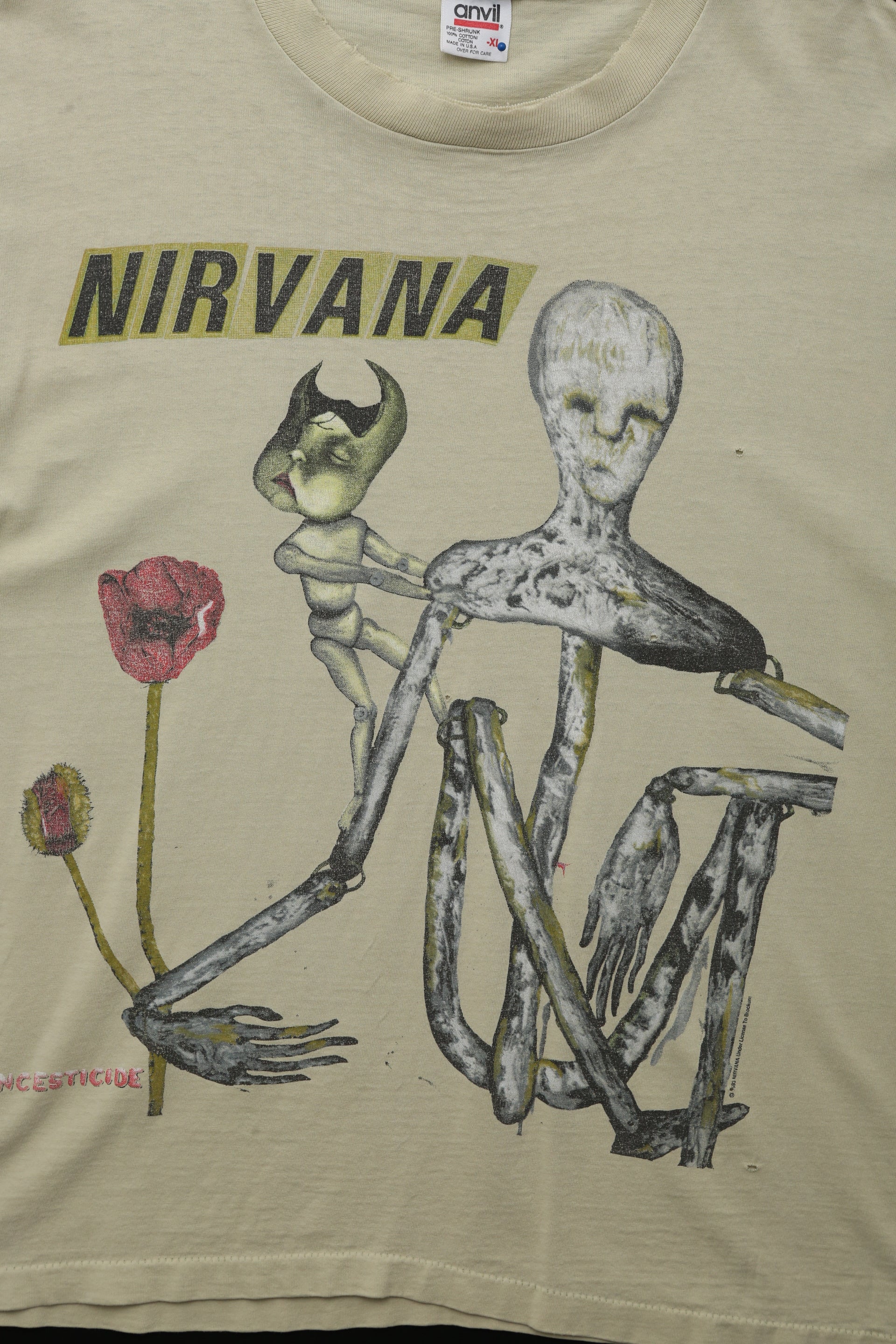 1993 Nirvana Incesticide vintage tee