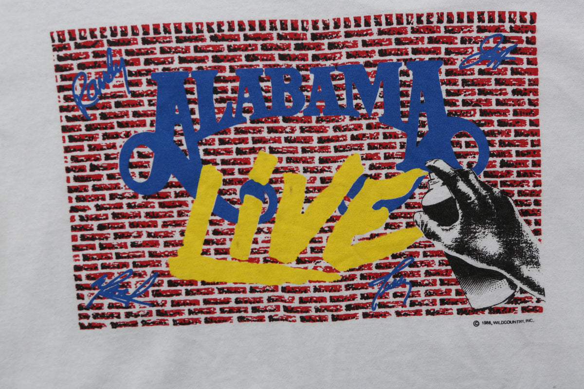 1988 Alabama Concert T-shirt