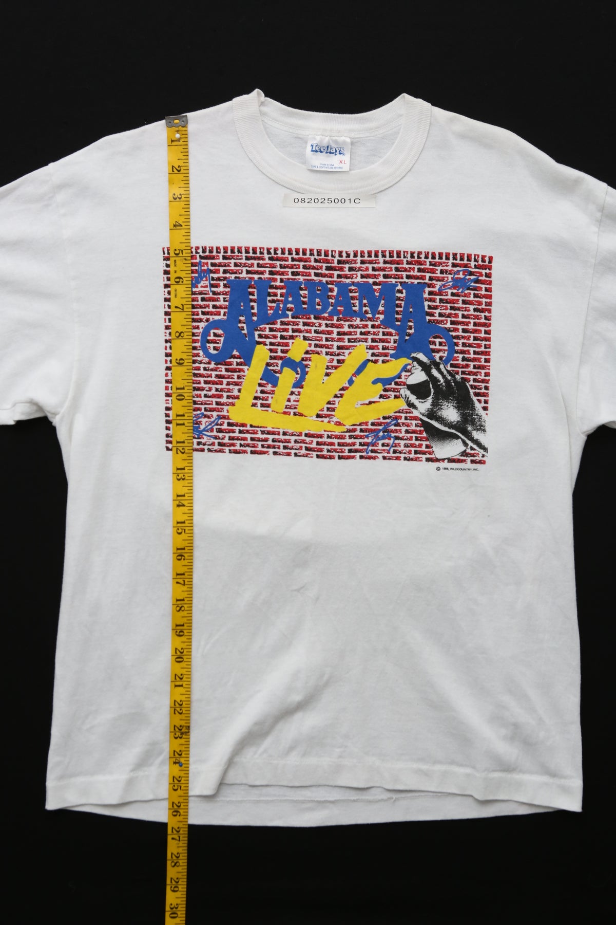 1988 Alabama Concert T-shirt