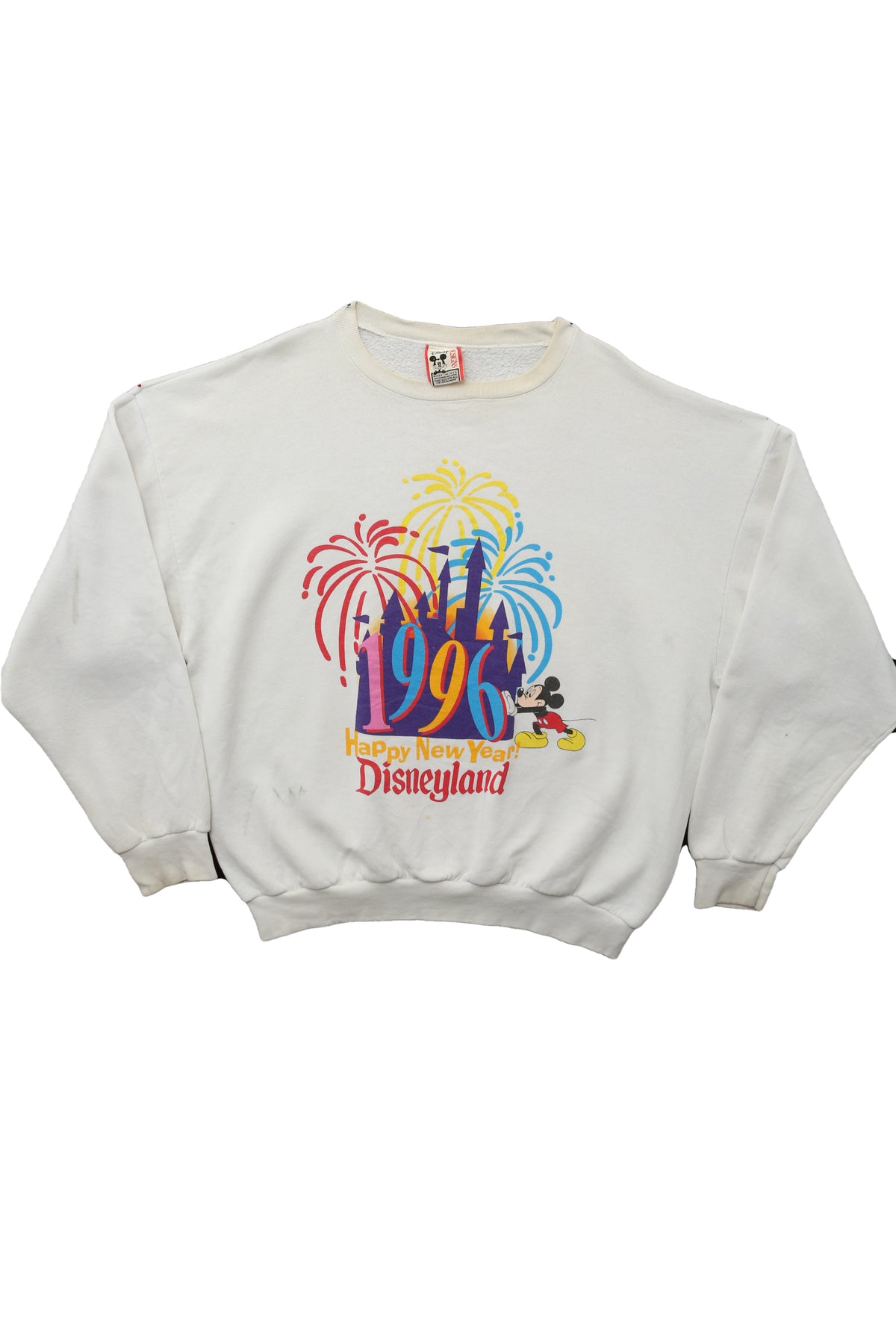1996 Disneyland "Happy New Year" Crewneck Sweater