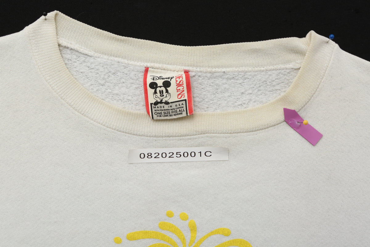 1996 Disneyland "Happy New Year" Crewneck Sweater