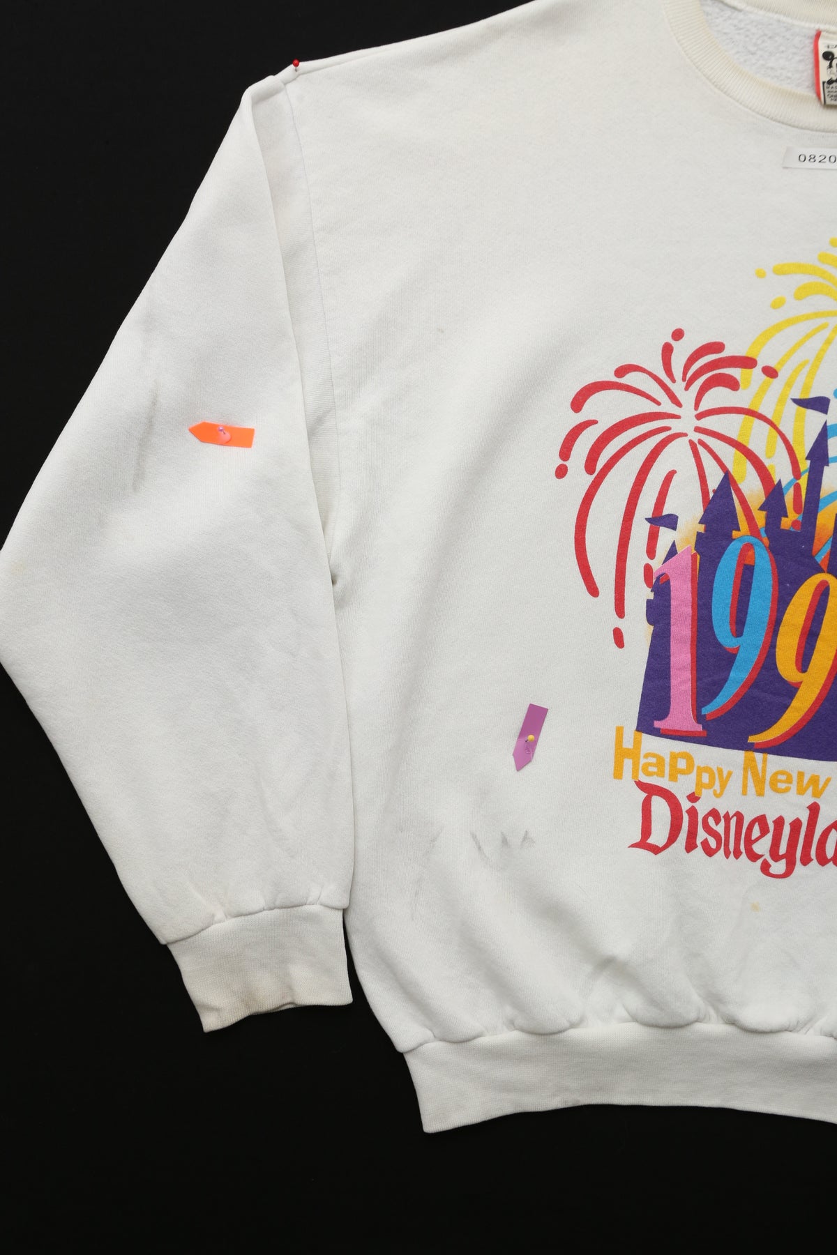 1996 Disneyland "Happy New Year" Crewneck Sweater