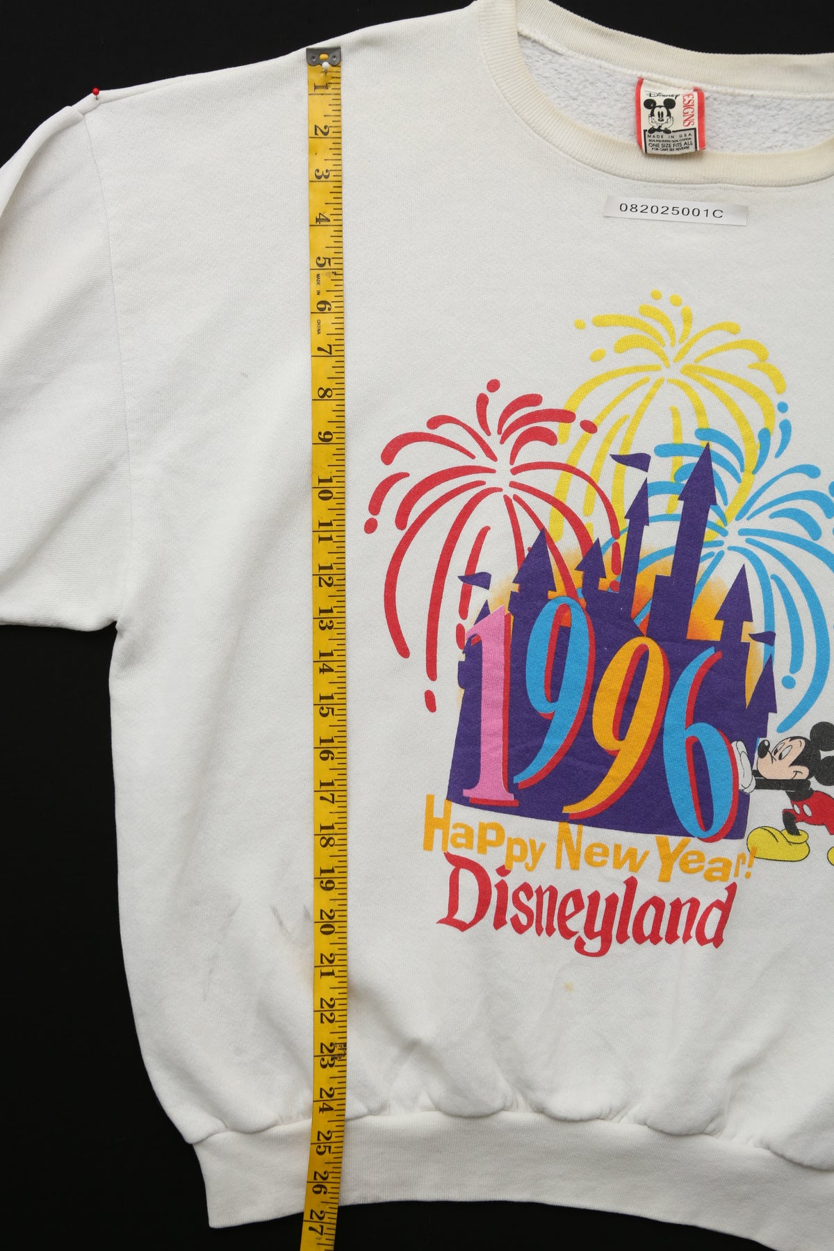 1996 Disneyland "Happy New Year" Crewneck Sweater