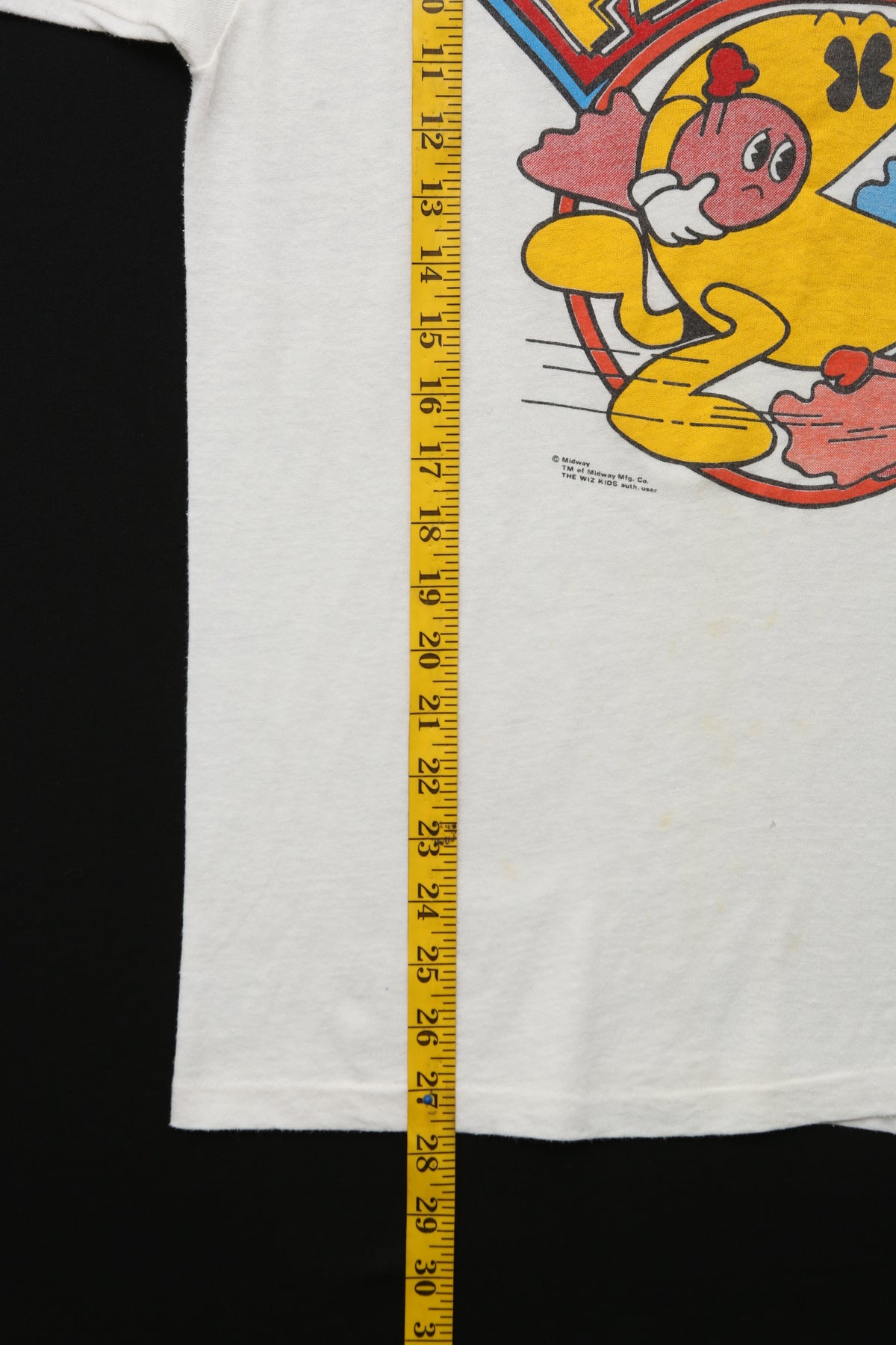 1981 Vintage Pac-Man "The Wiz Kids" Promo Ringer T-shirt