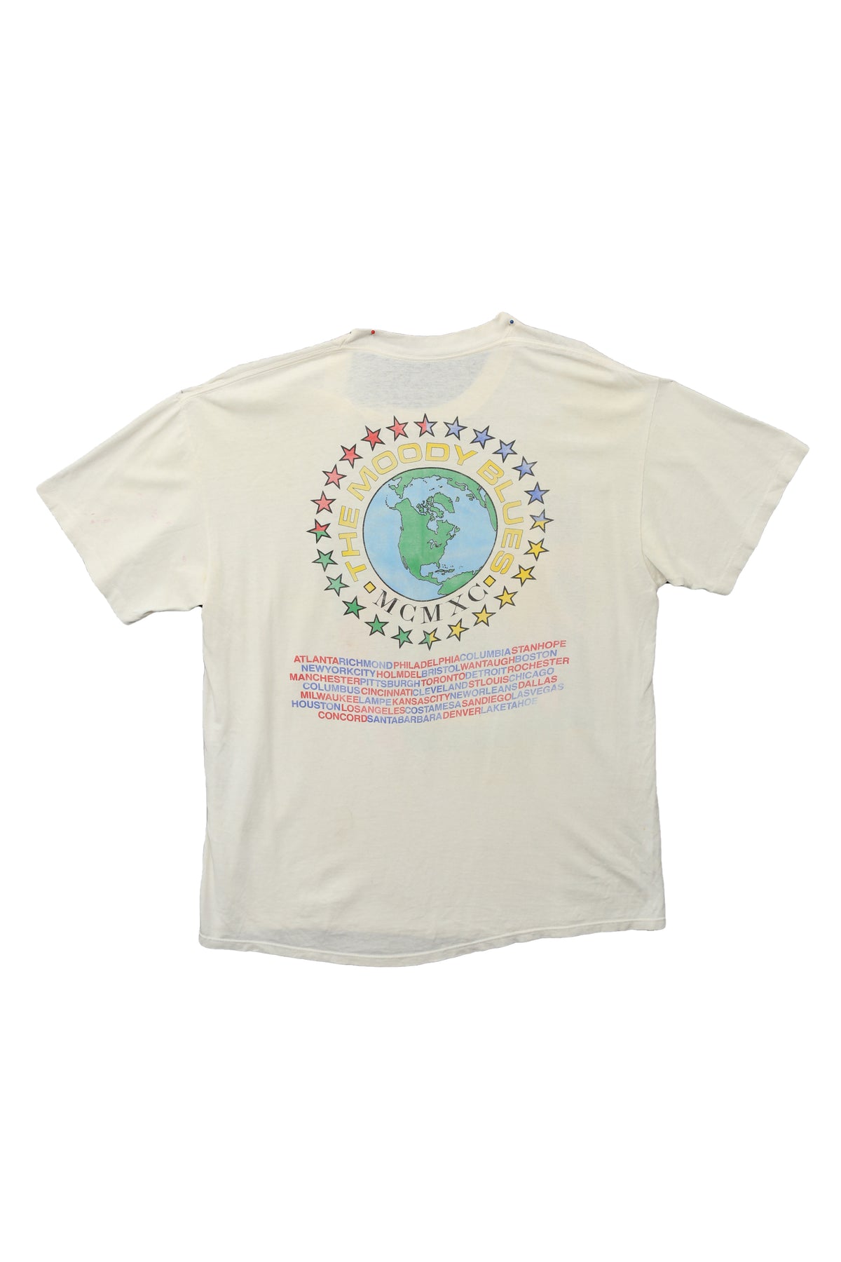1990 The Moody Blues "MCMXC" Concert T-shirt