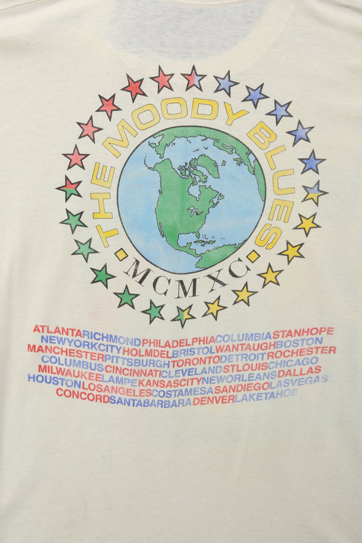 1990 The Moody Blues "MCMXC" Concert T-shirt