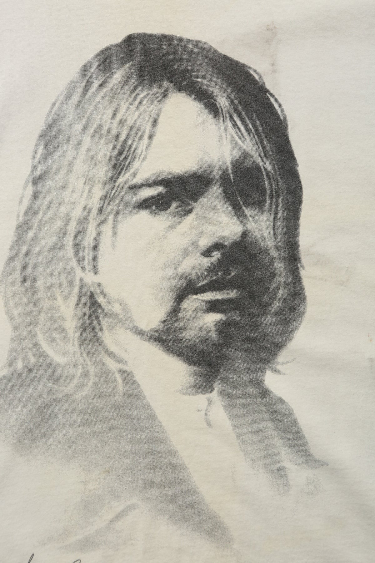 1994 Kurt Cobain x Gary Saderup Portrait Memorial T-shirt