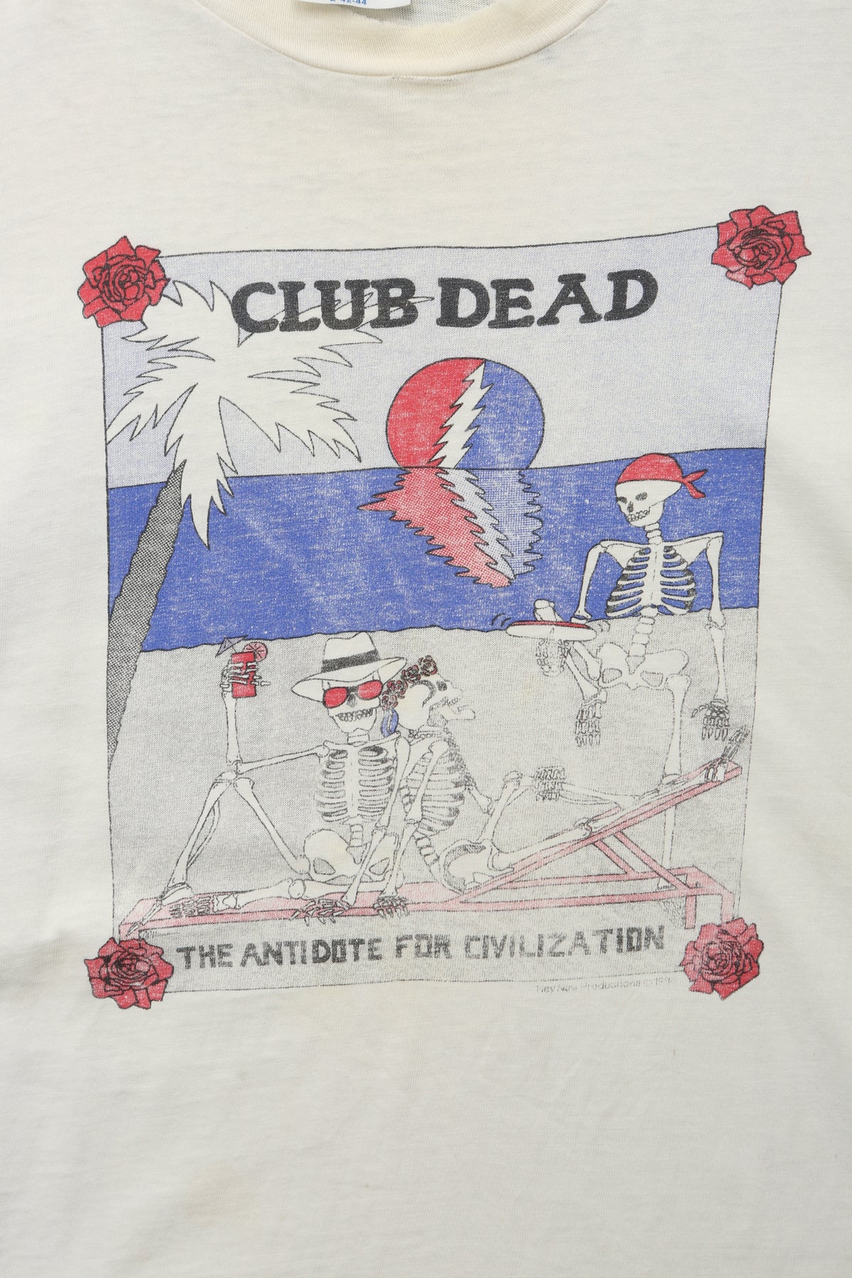 1984 Grateful Dead "Club Dead" T-shirt