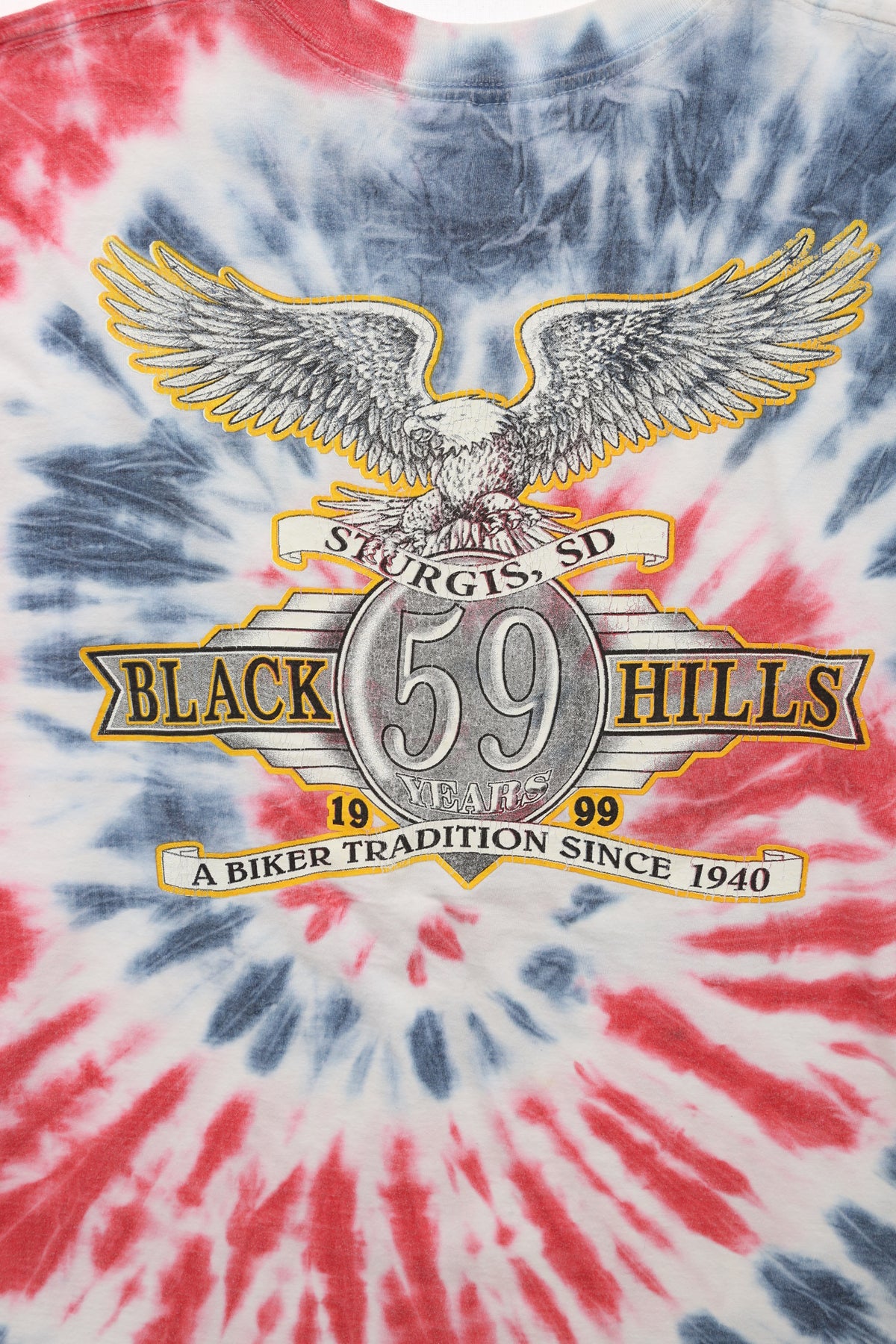 1999 Sturgis Black Hills Rally Tie Dye T-shirt